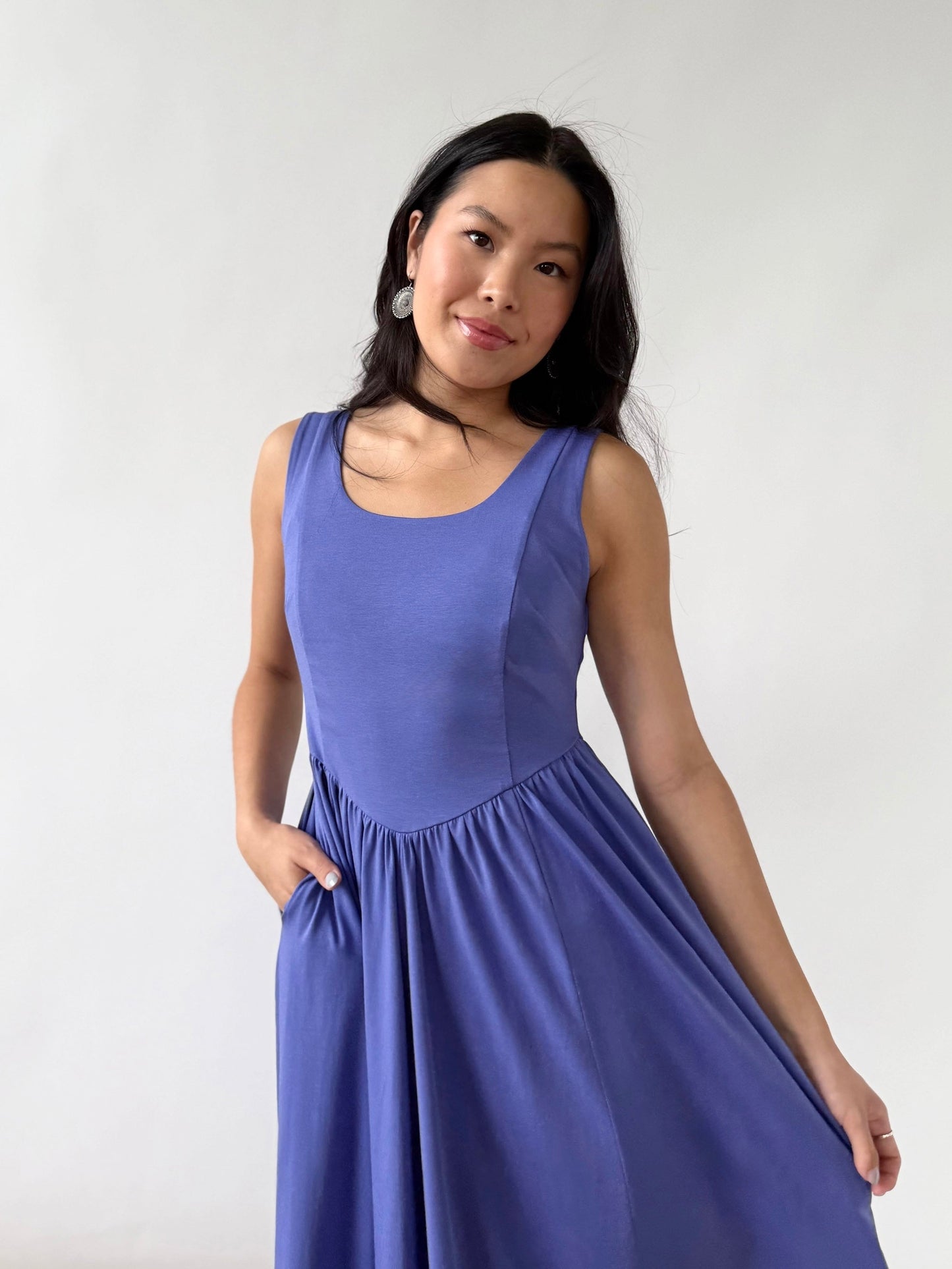 ESTHER dress in Iris Bloom