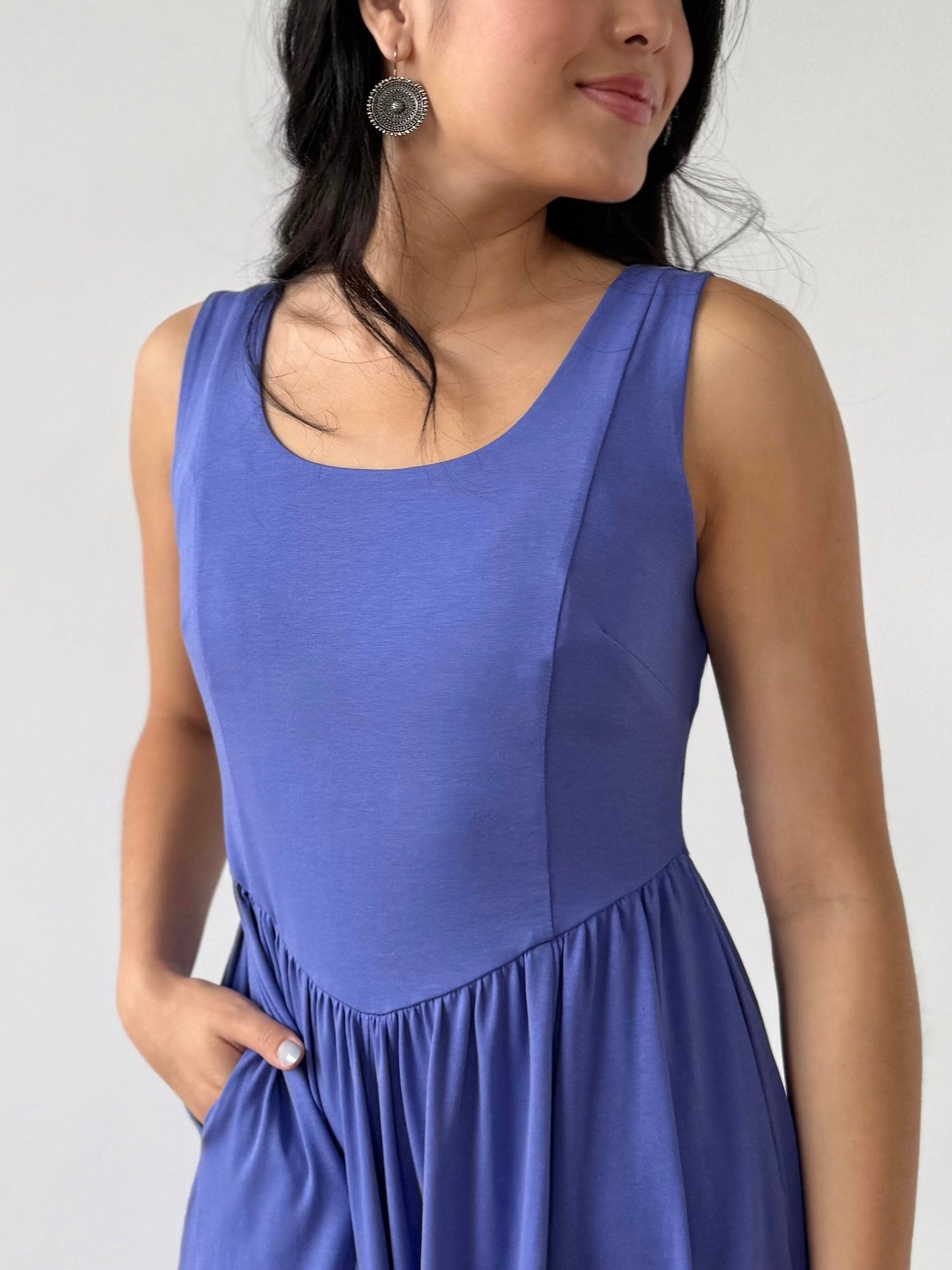 ESTHER dress in Iris Bloom