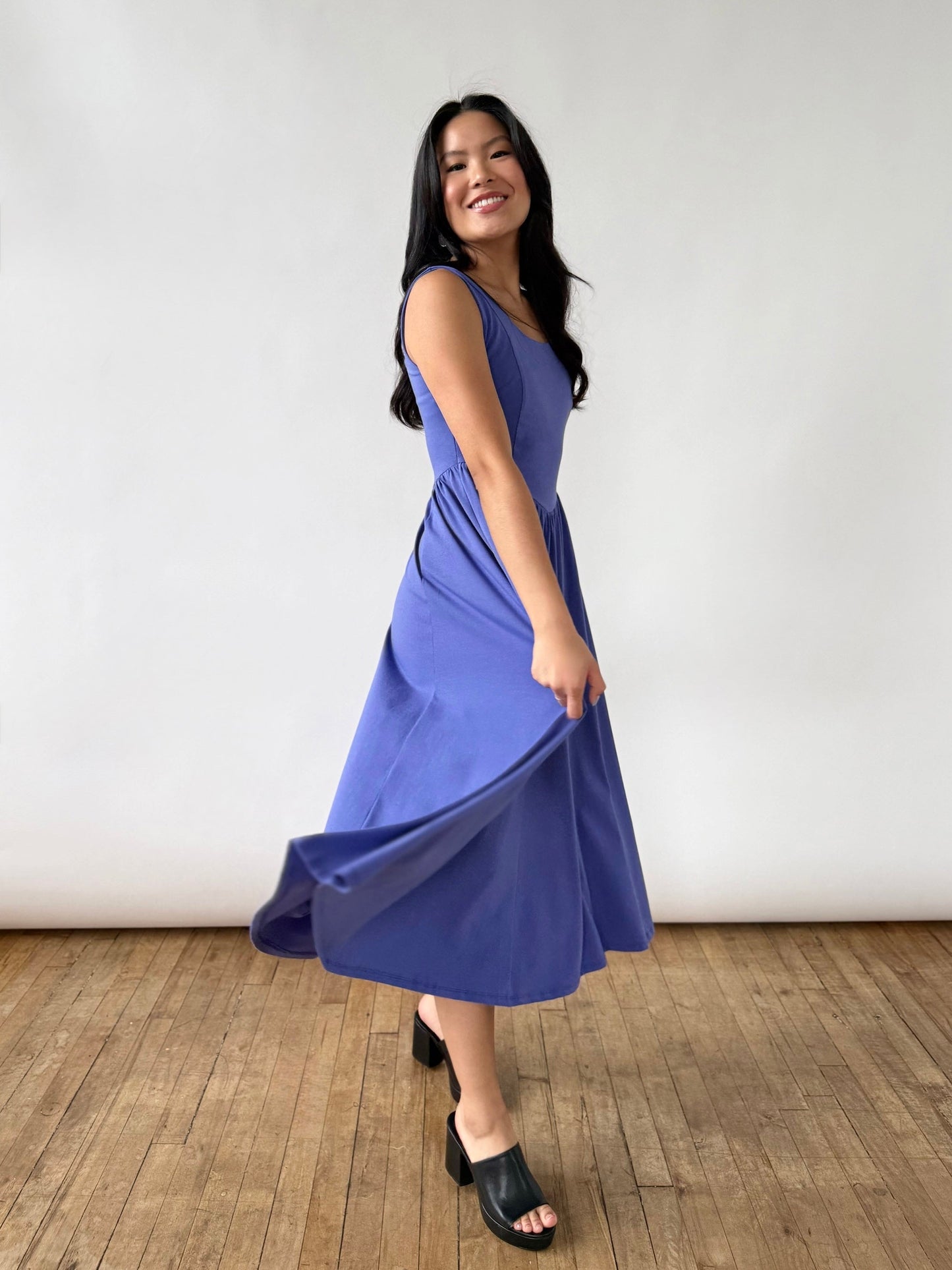 ESTHER dress in Iris Bloom