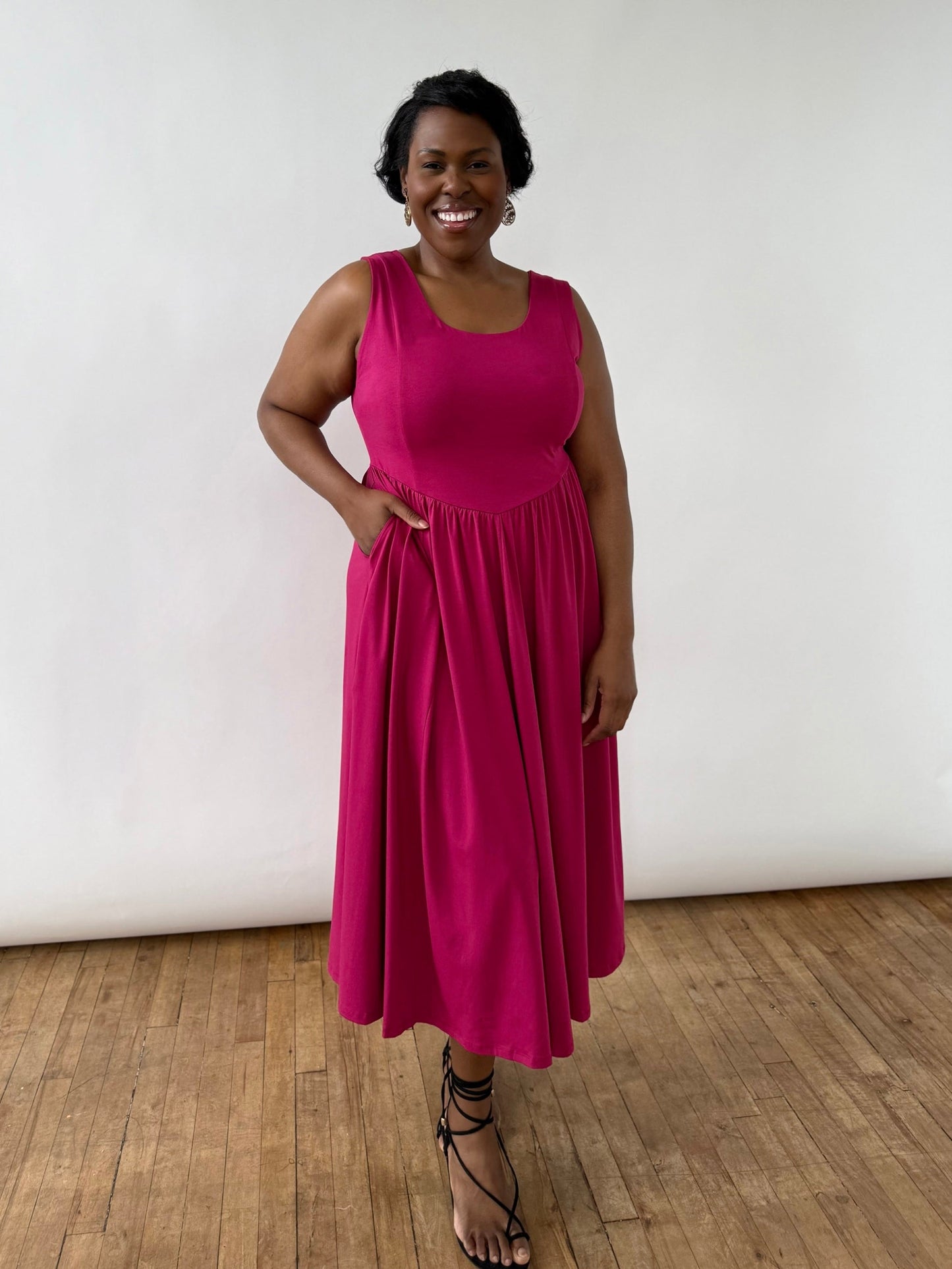 Pink Casual Dress