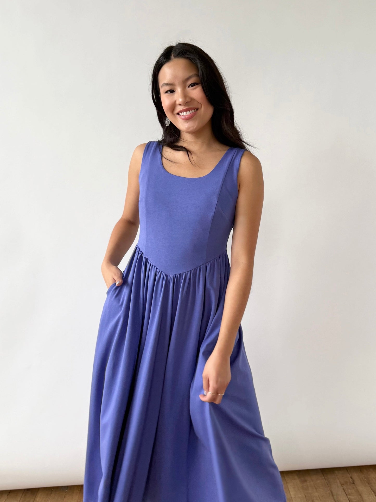 ESTHER dress in Iris Bloom