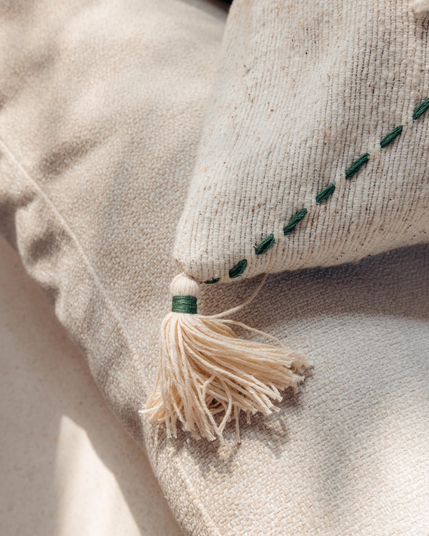 Hand Stitched Cotton Pillows