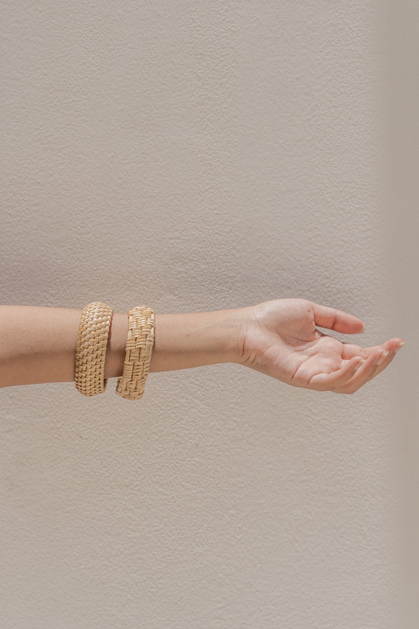 Statement Flat Weave Bangle Bracelets