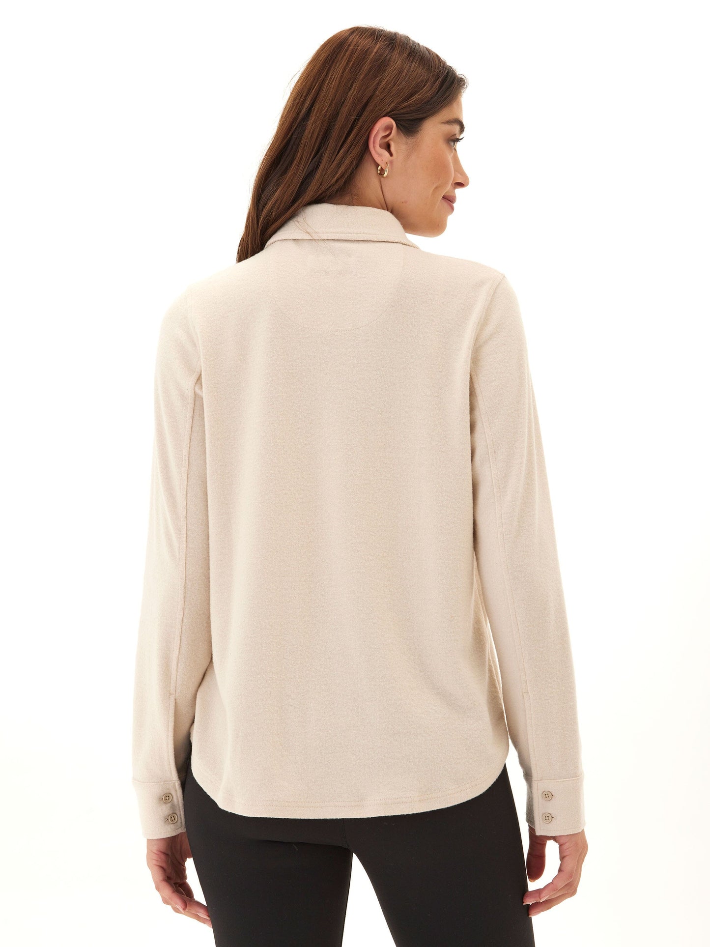 Kandyce Knit Fleece Button-Up