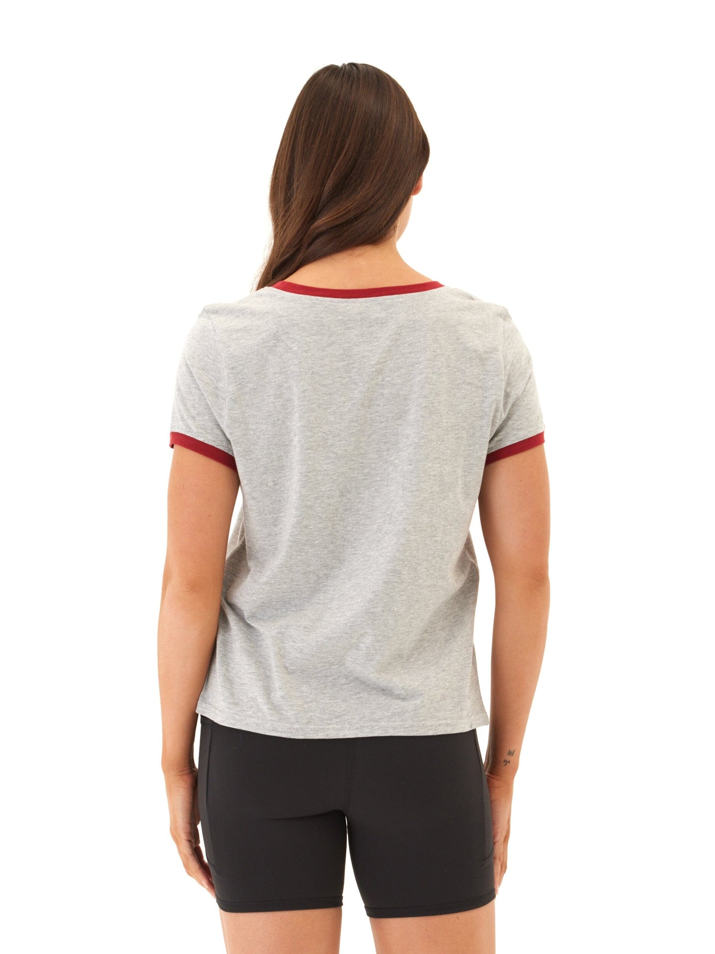 Kylah Comfort Jersey Ringer Tee