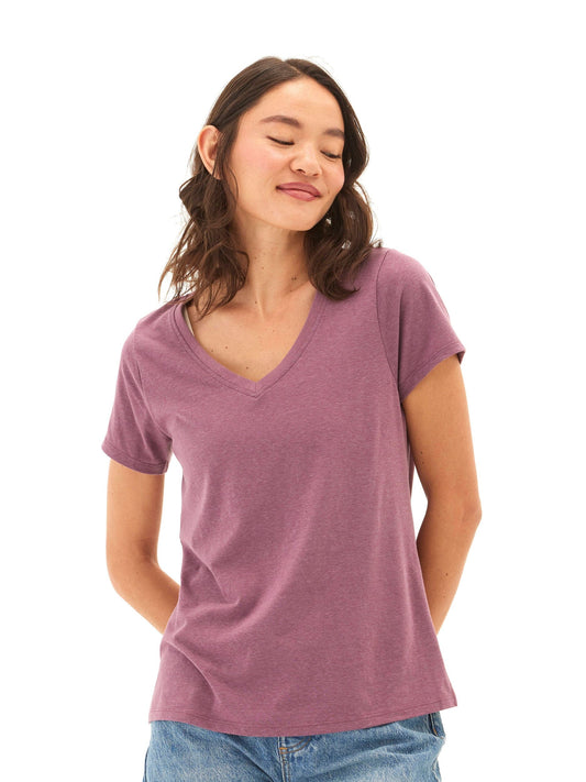 Pattie Triblend V-Neck Tee