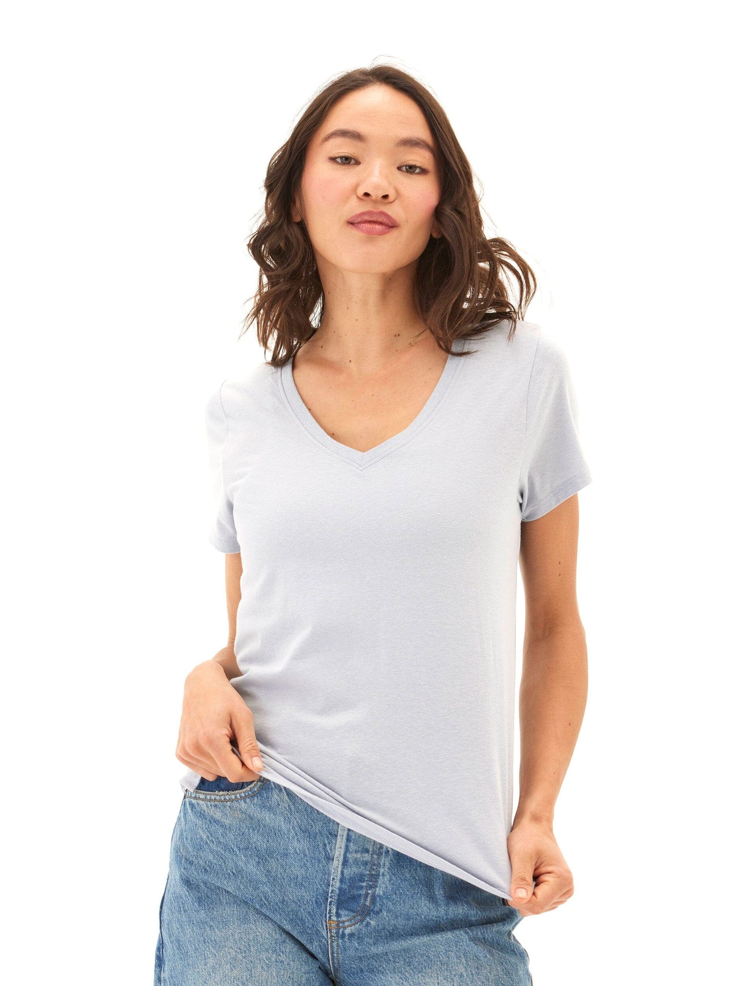 Pattie Triblend V-Neck Tee