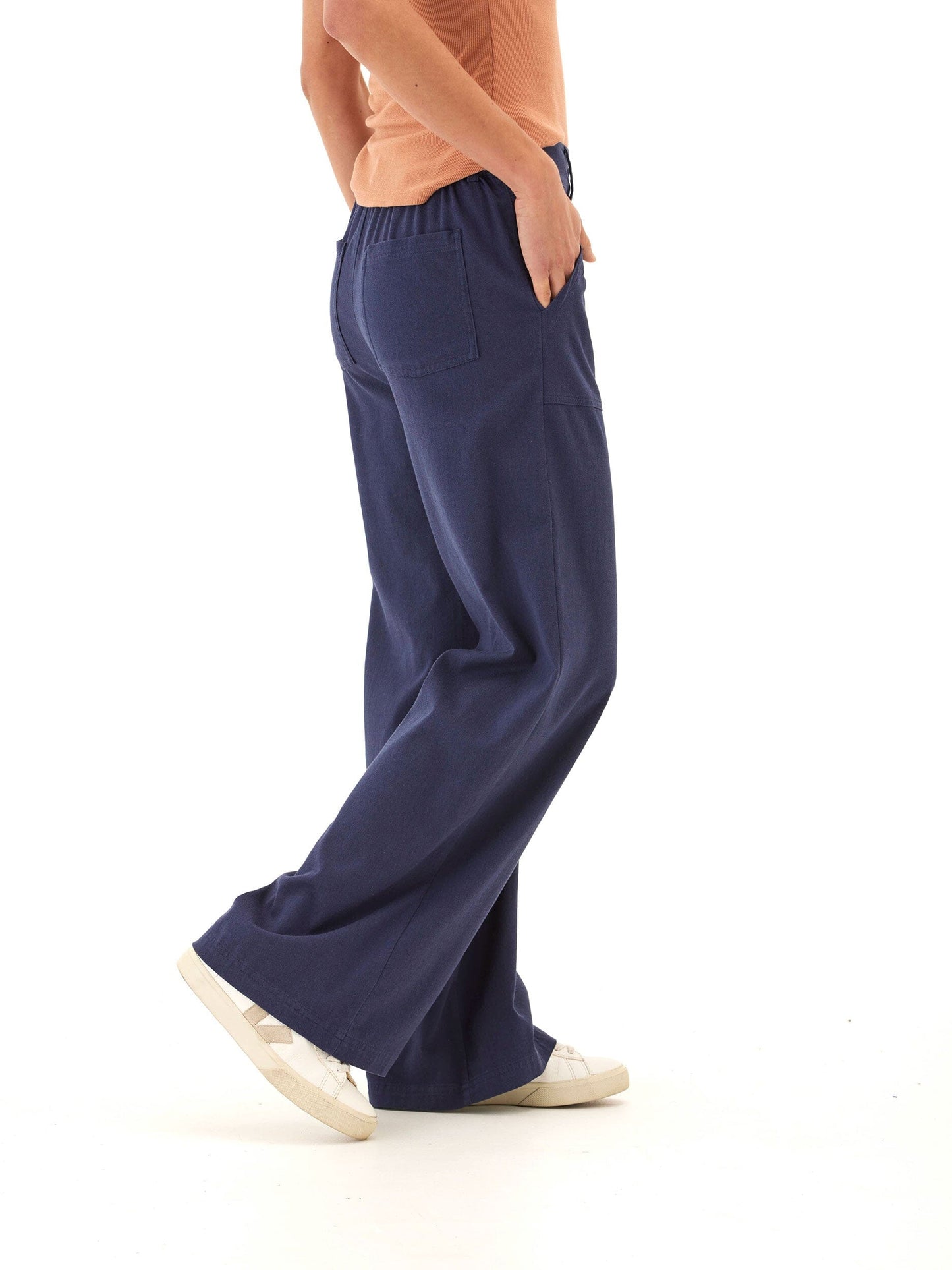Pamela Stretch Twill Wide Leg Pant