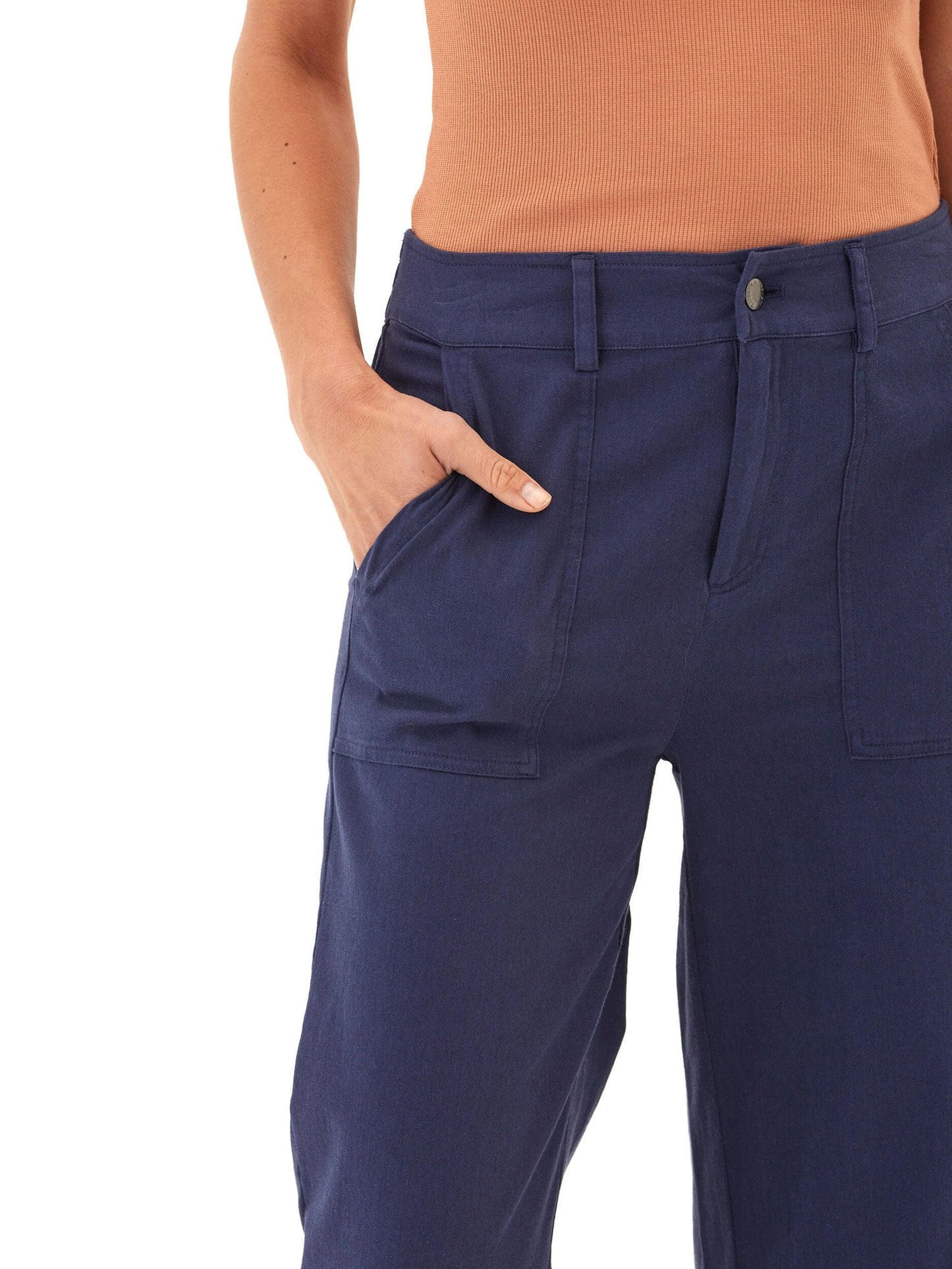 Pamela Stretch Twill Wide Leg Pant