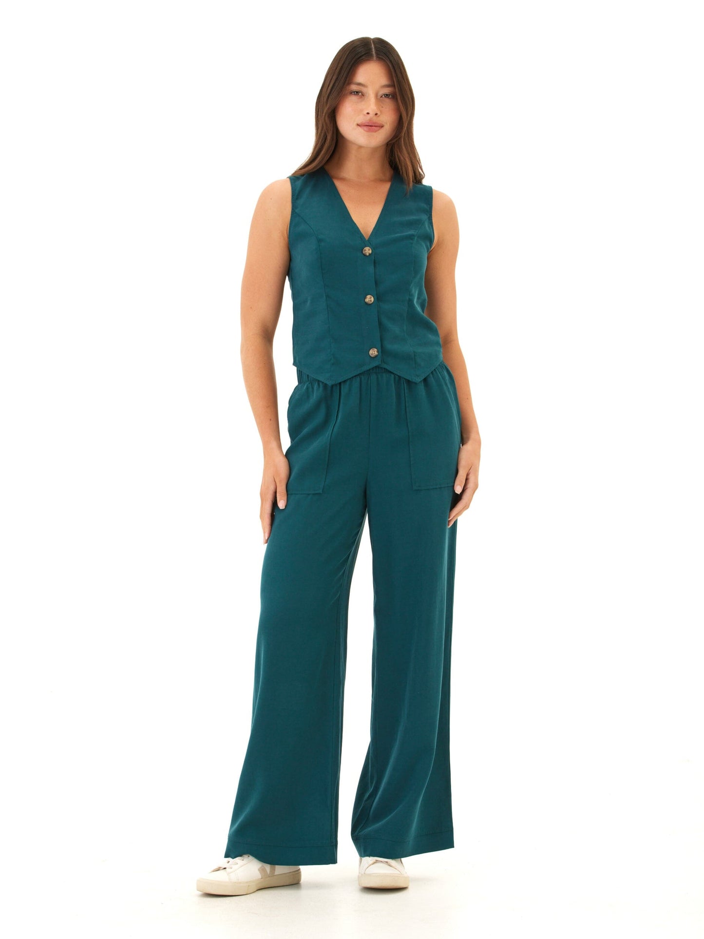 Izzy Breezy Linen Wide Leg Pant