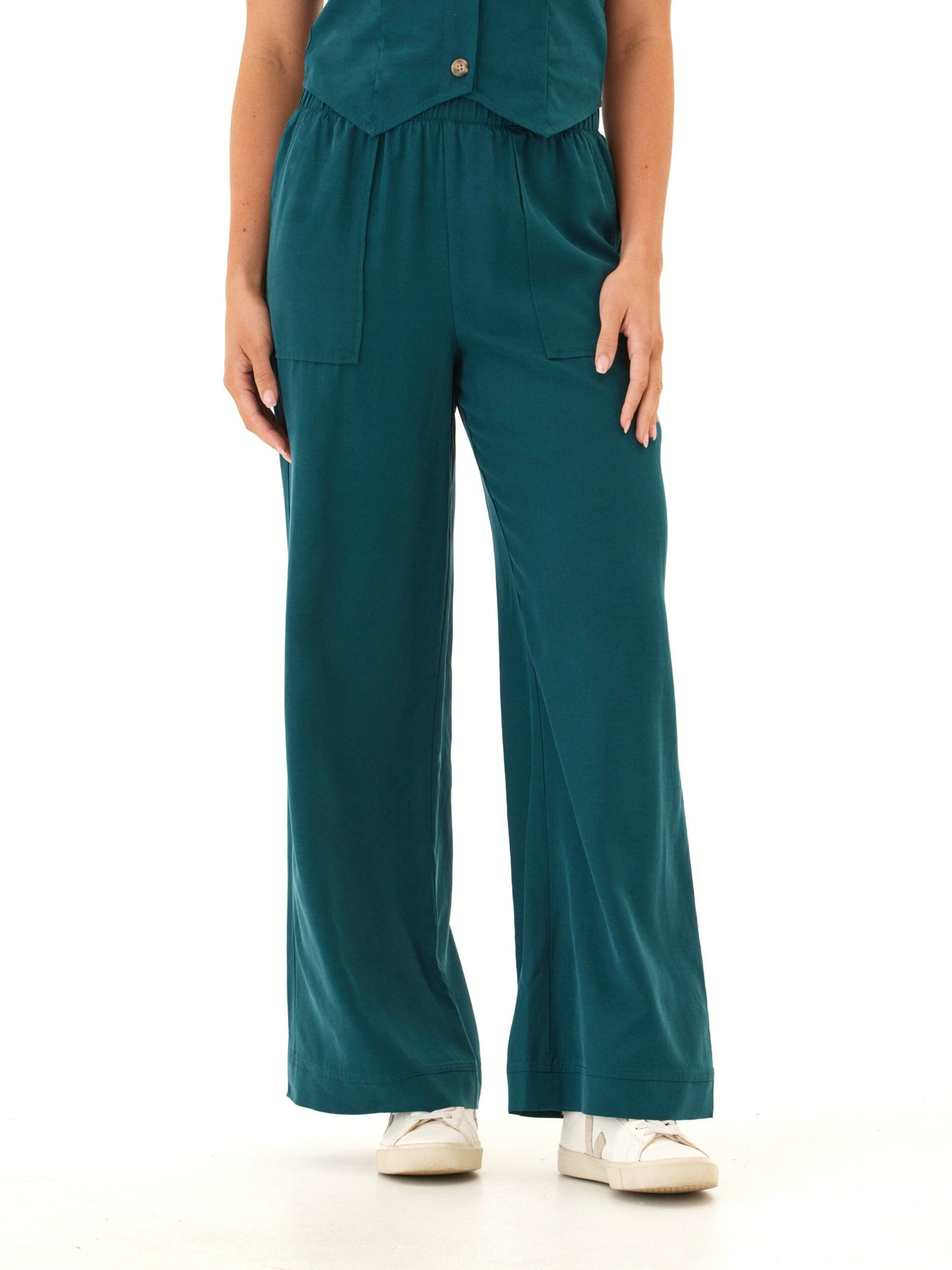 Izzy Breezy Linen Wide Leg Pant