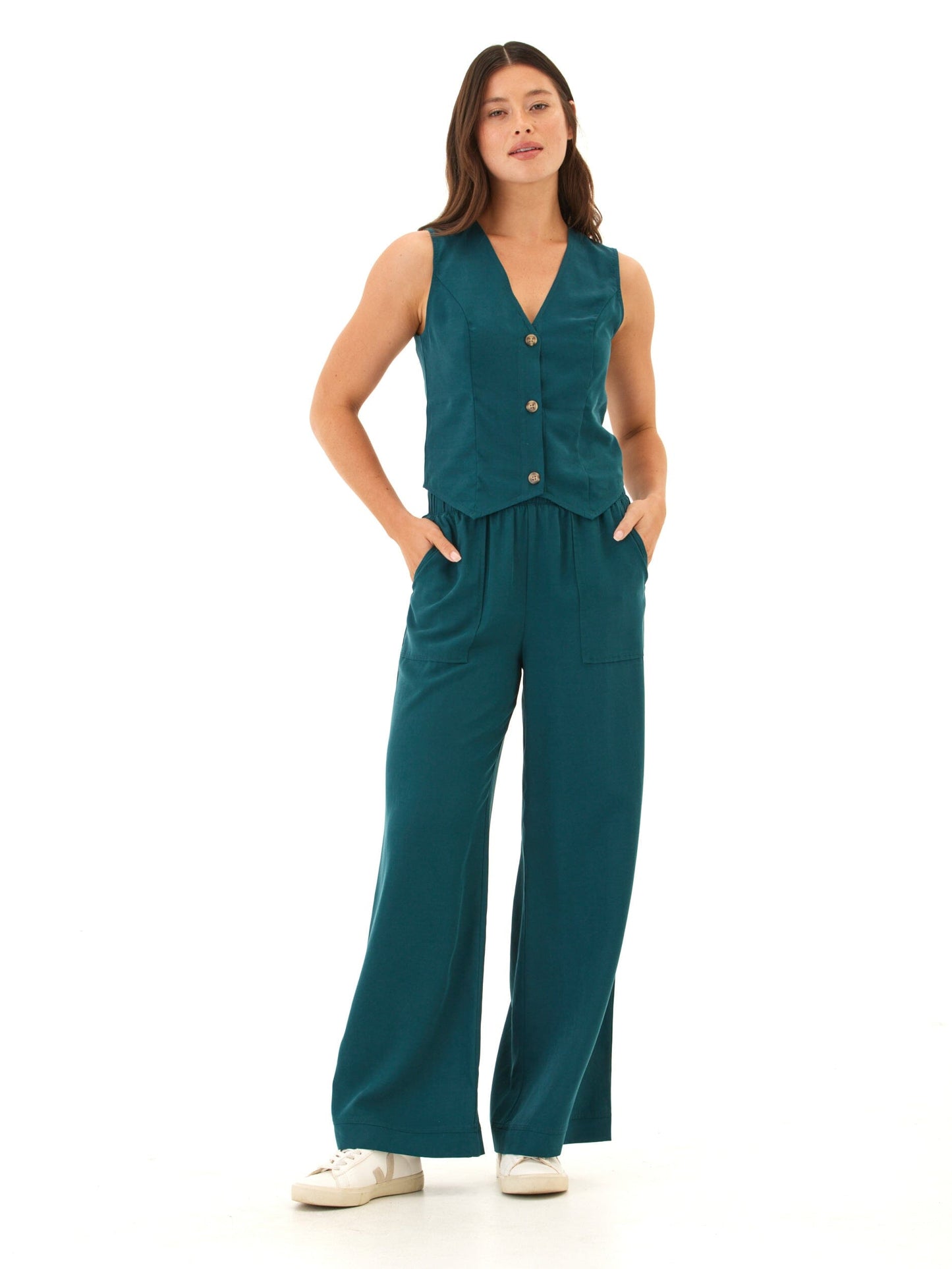 Izzy Breezy Linen Wide Leg Pant