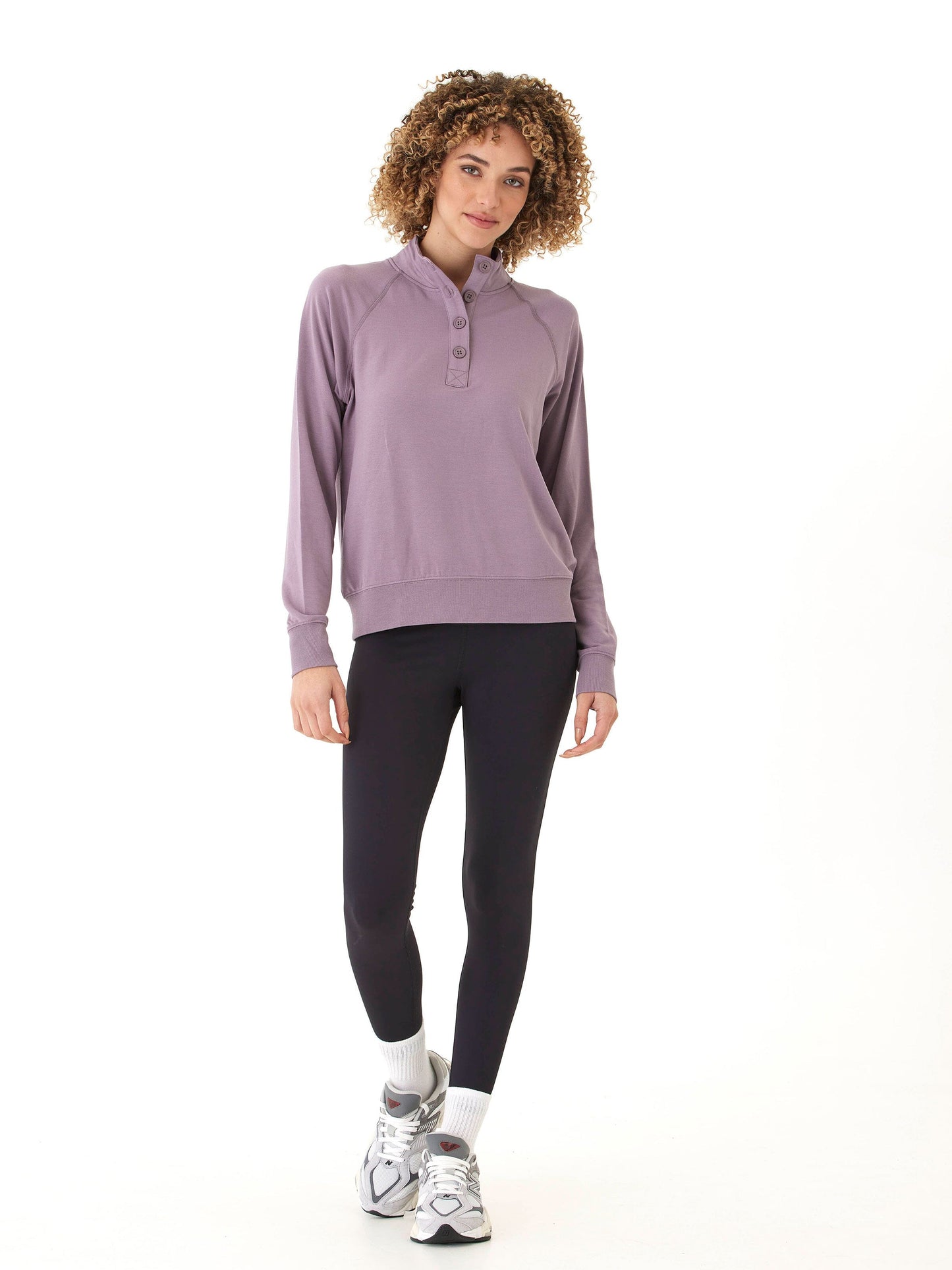 Candace Modal Terry Raglan Pullover