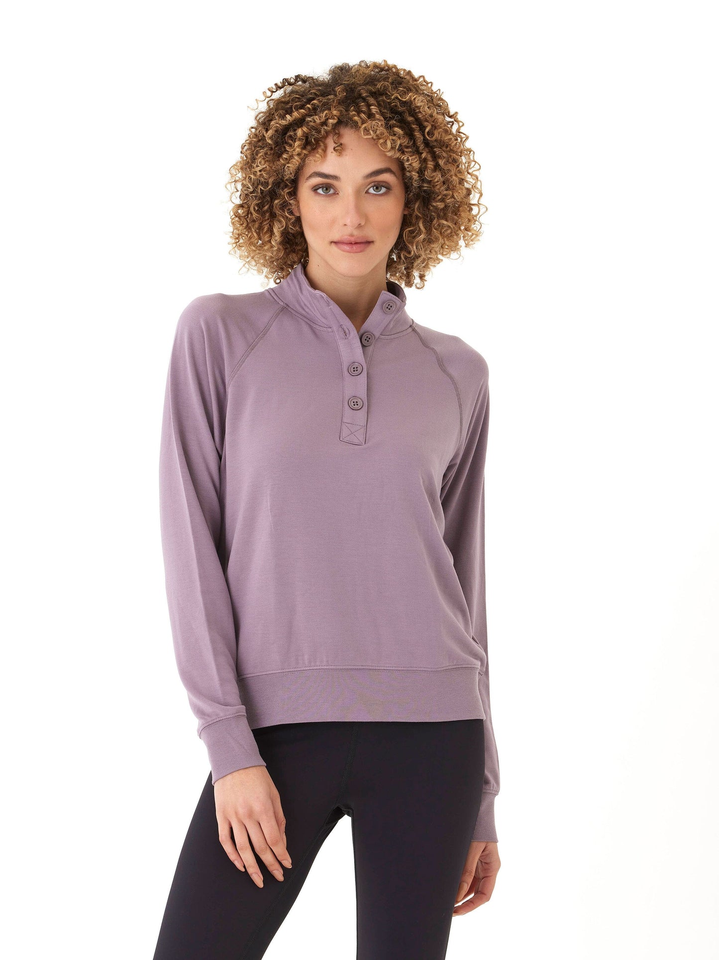 Candace Modal Terry Raglan Pullover