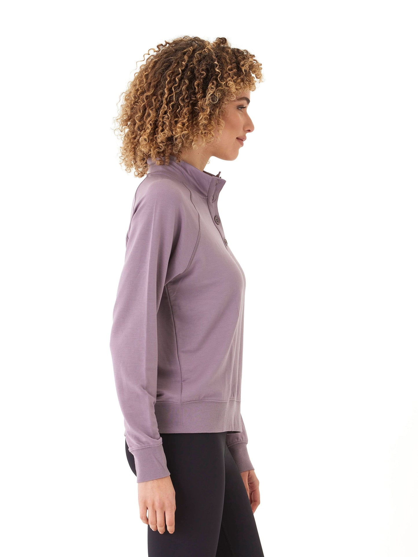Candace Modal Terry Raglan Pullover