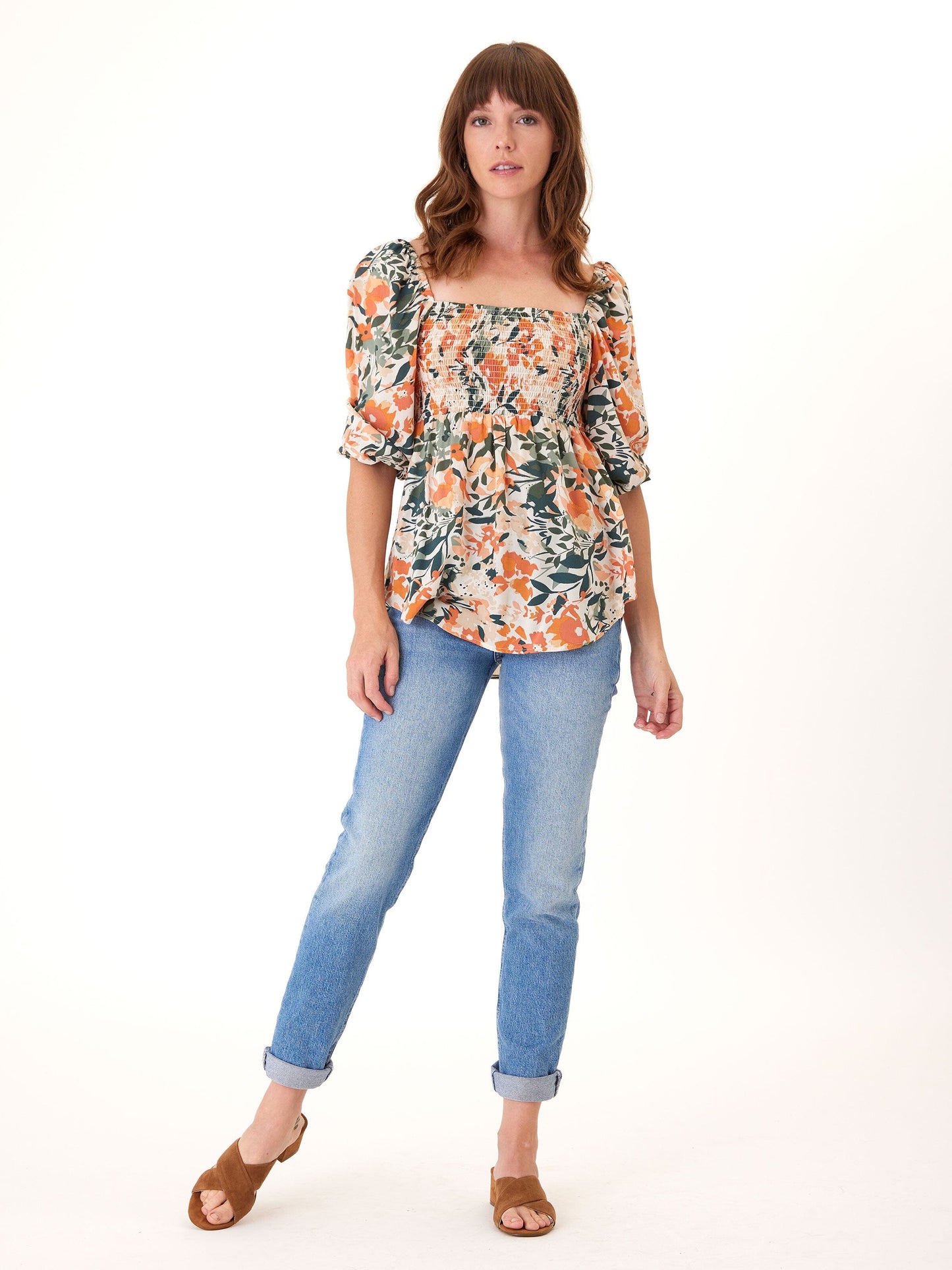 Kerrie Printed Tencel Top