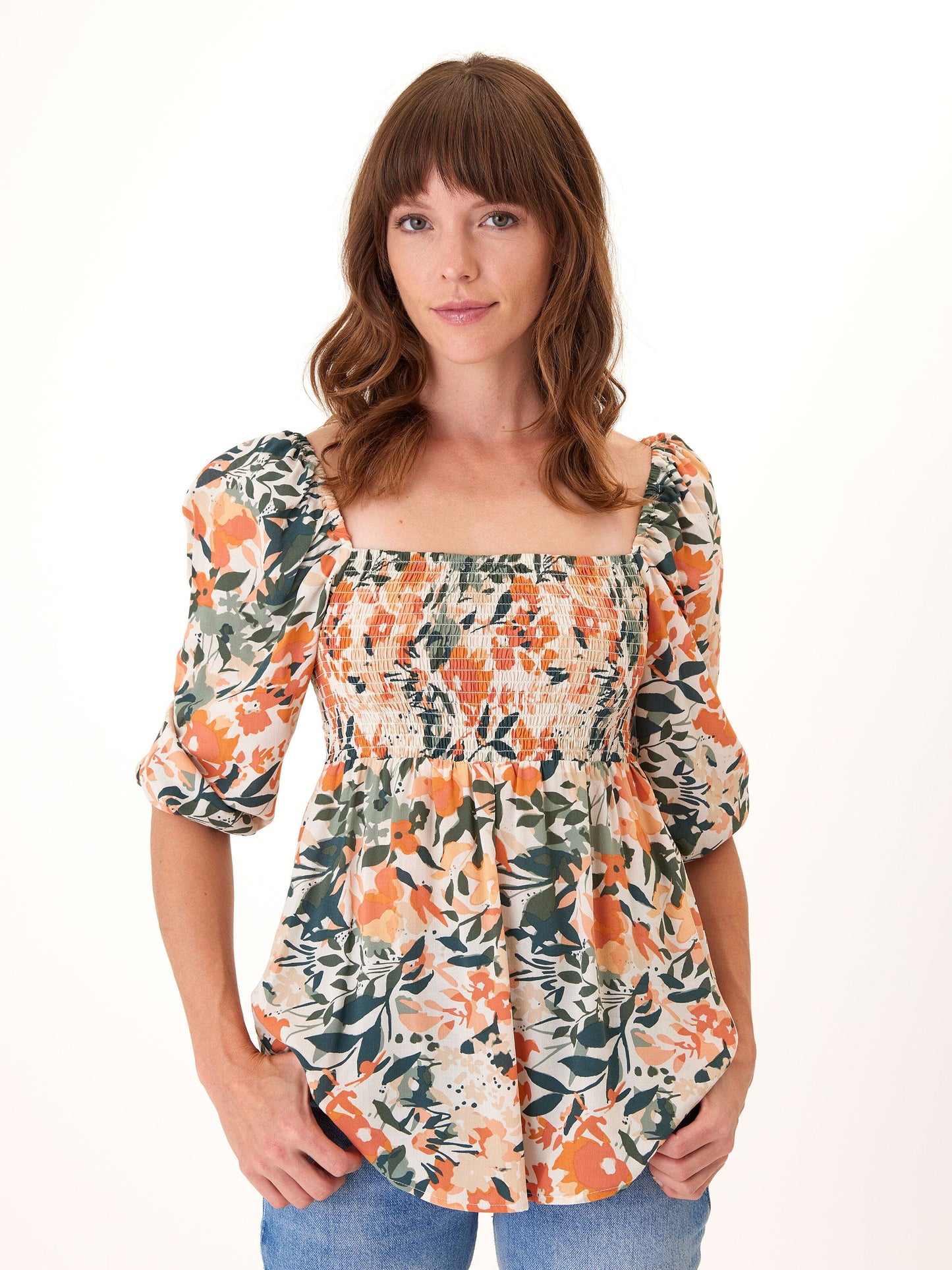 Kerrie Printed Tencel Top