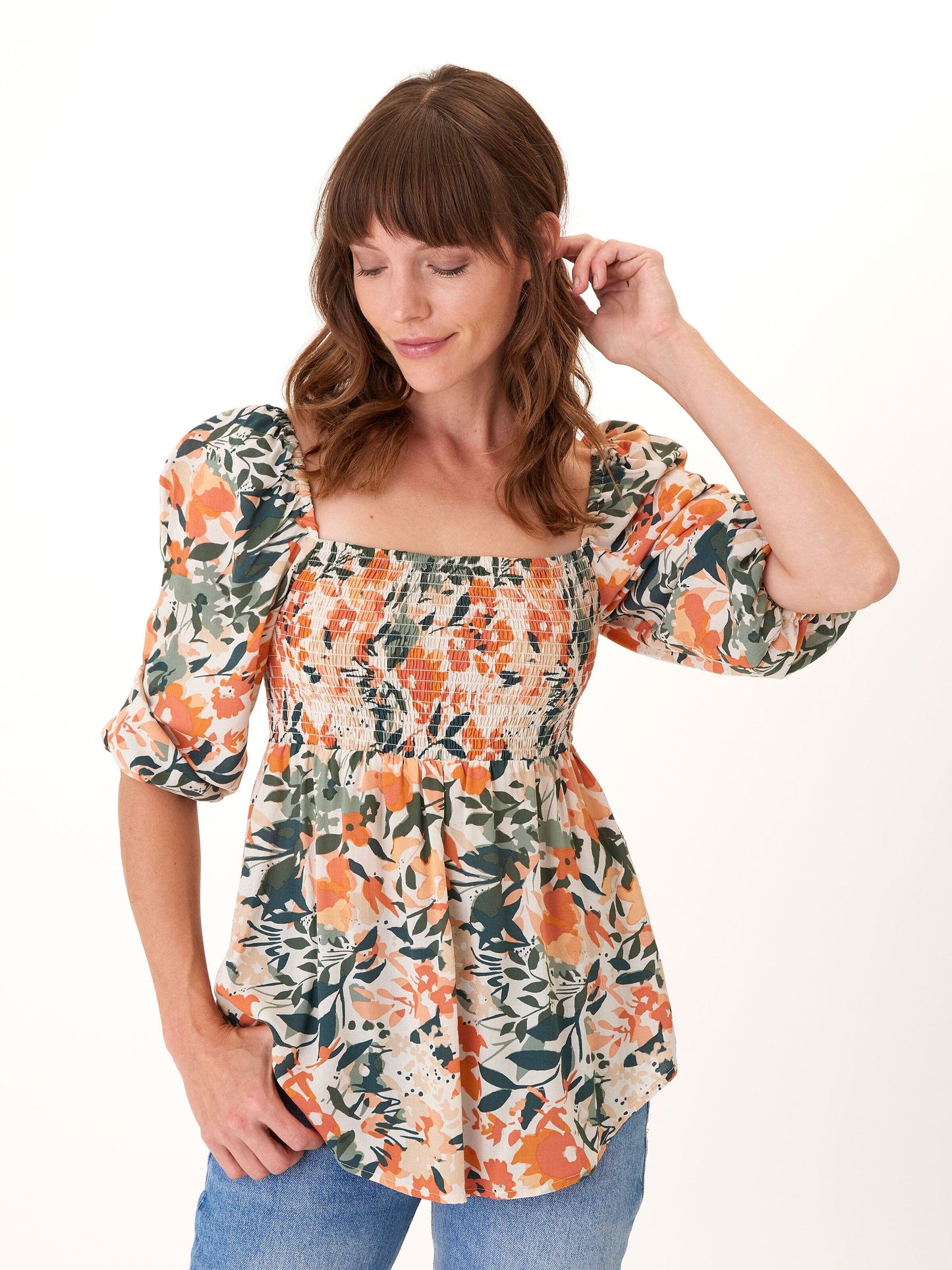Kerrie Printed Tencel Top
