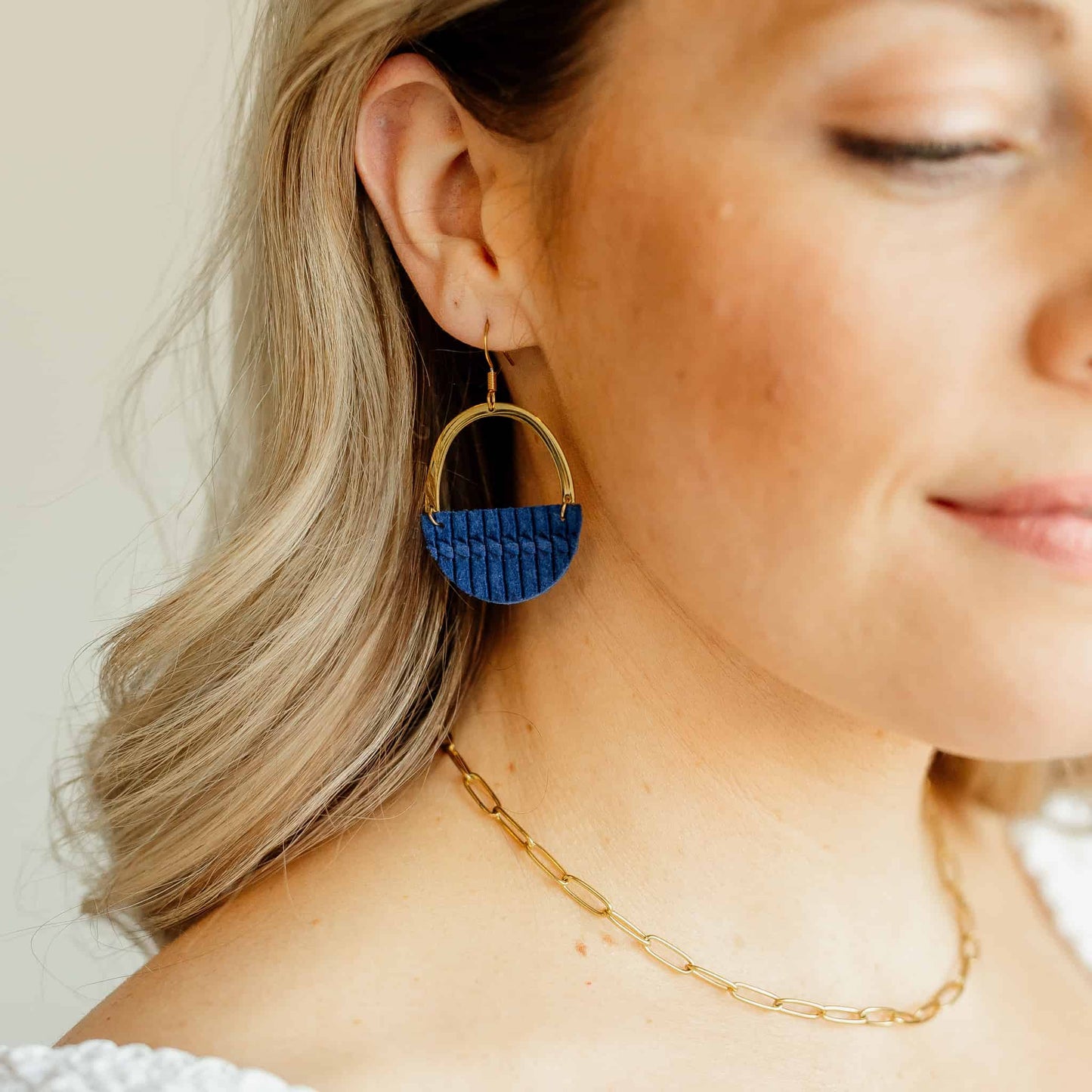 Cobalt Drop Earrings