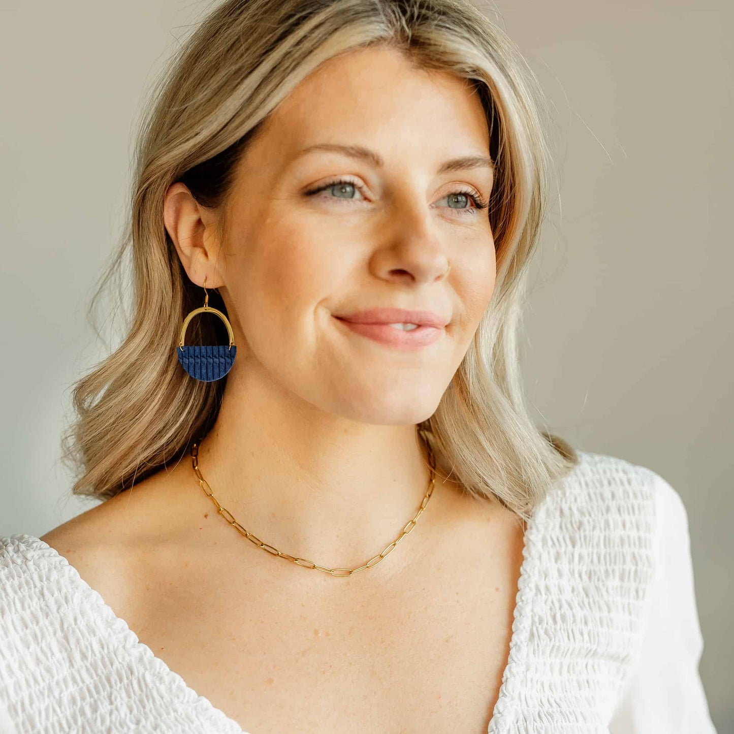Cobalt Drop Earrings