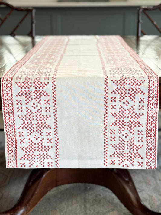 Table Runner - Sweater, Red