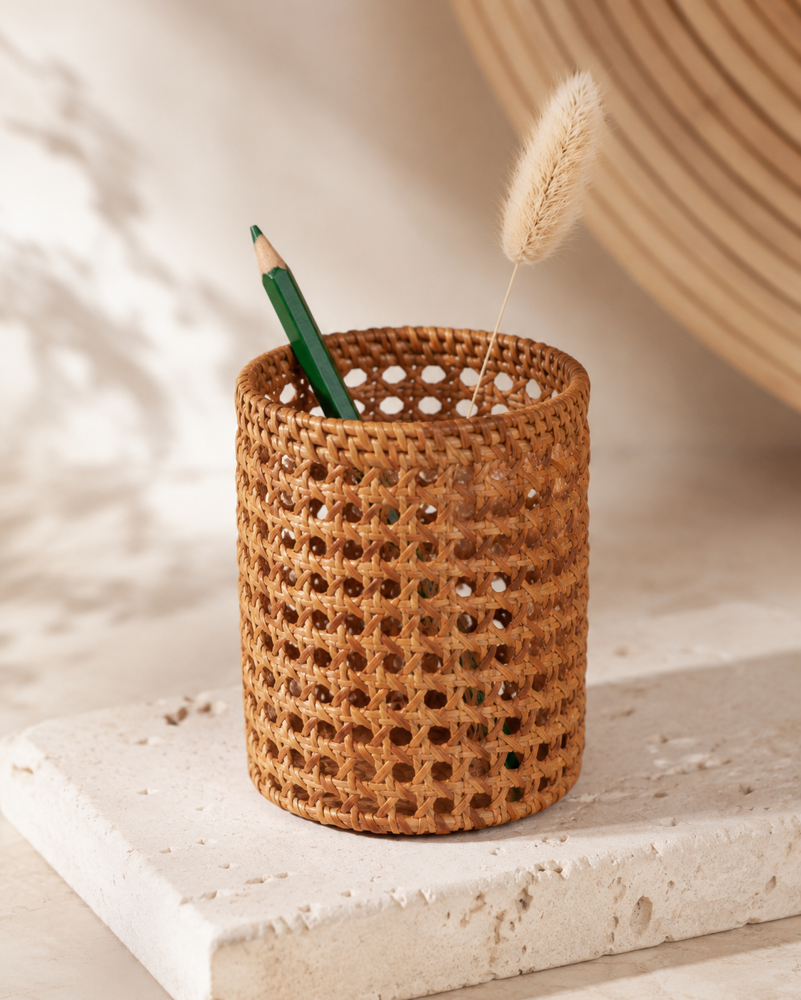 Rattan Pencil Holder