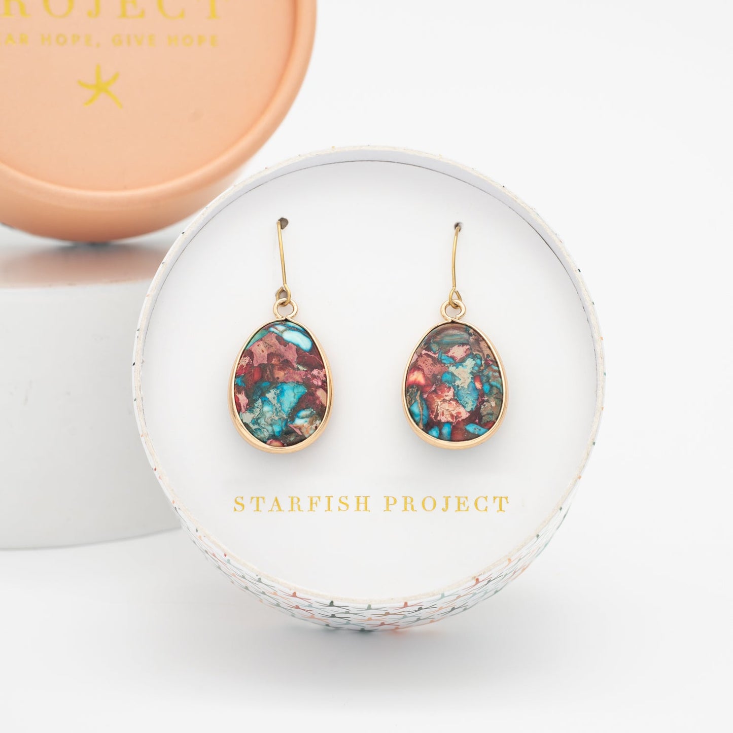Mosaic Jasper Earrings