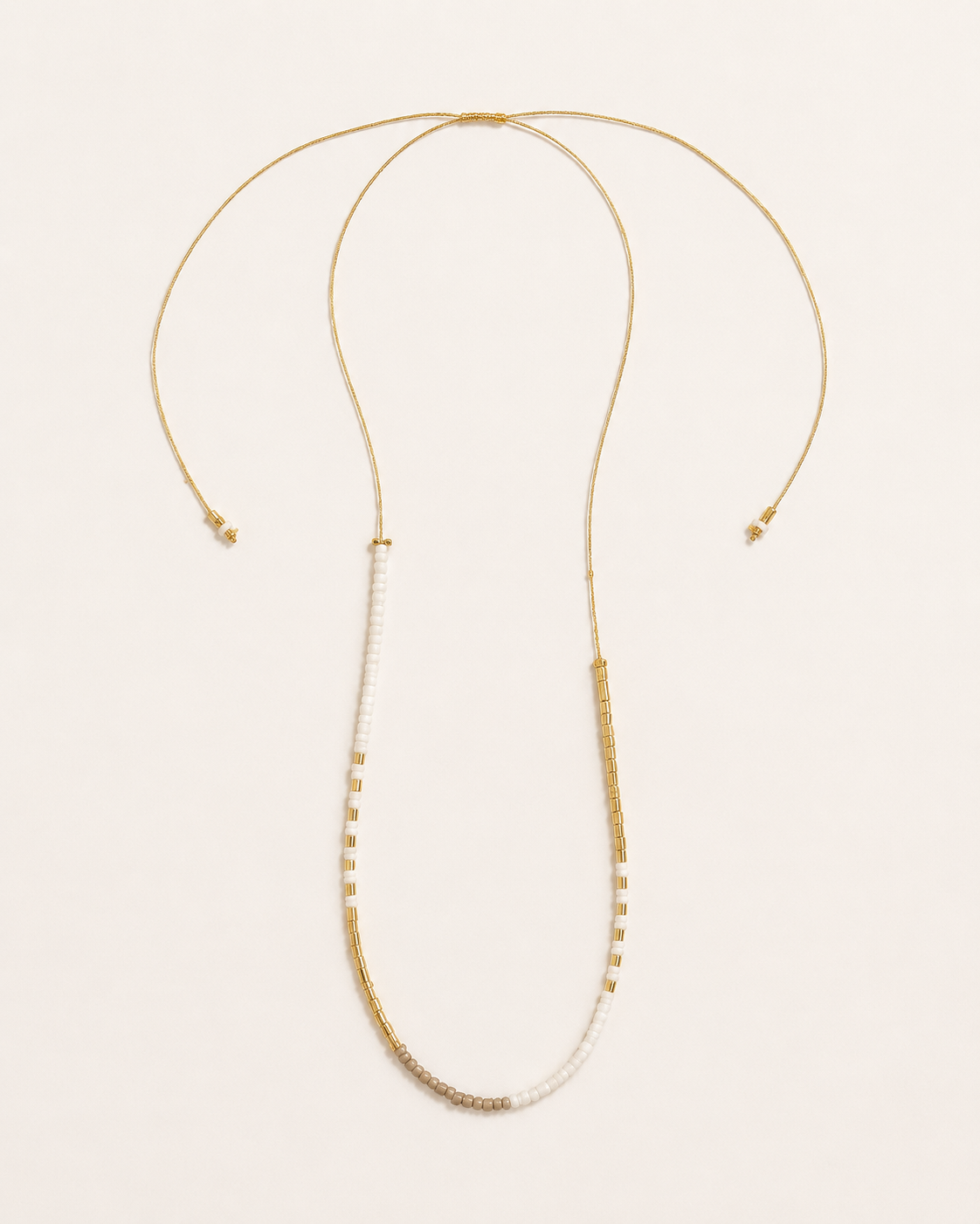 Golden Beaded Necklace