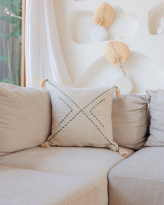 Hand Stitched Cotton Pillows