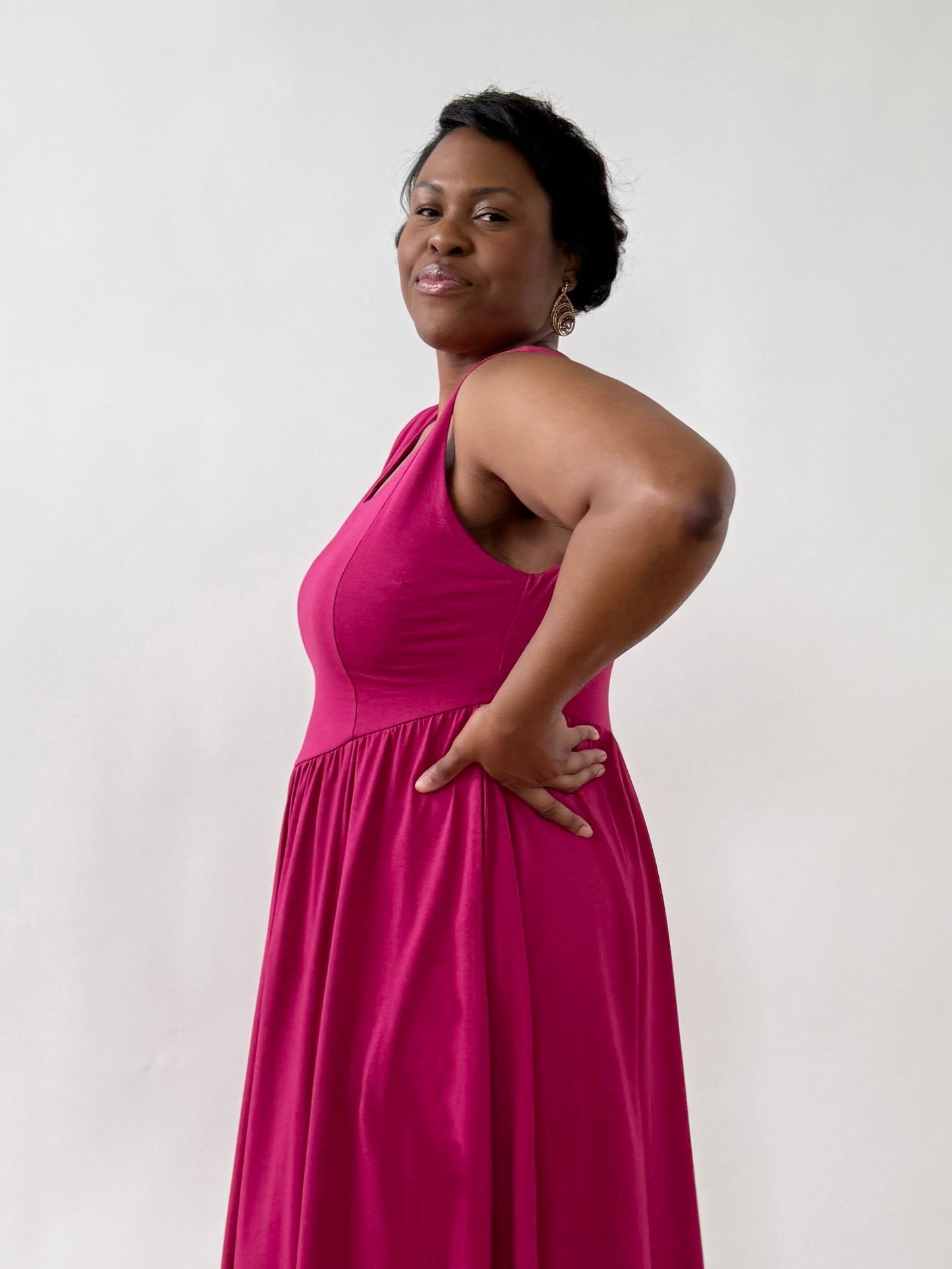 Pink Casual Dress