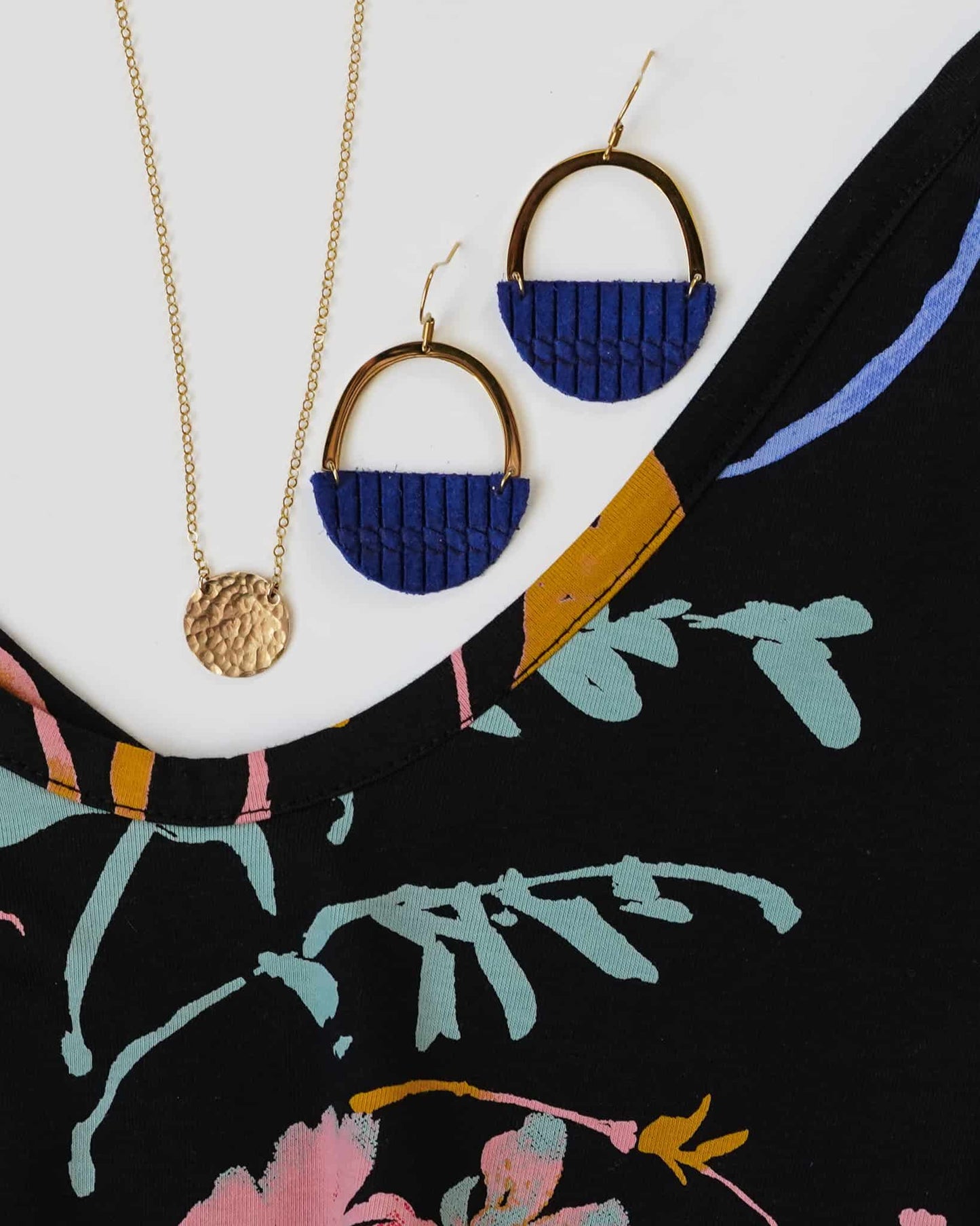 Cobalt Drop Earrings