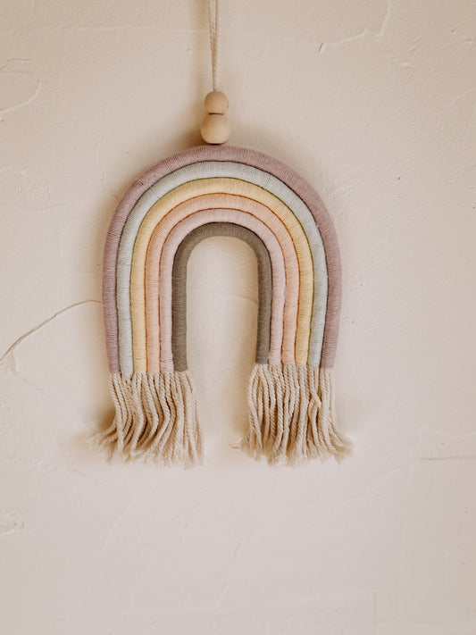 Macrame Rainbow Wall Hanging