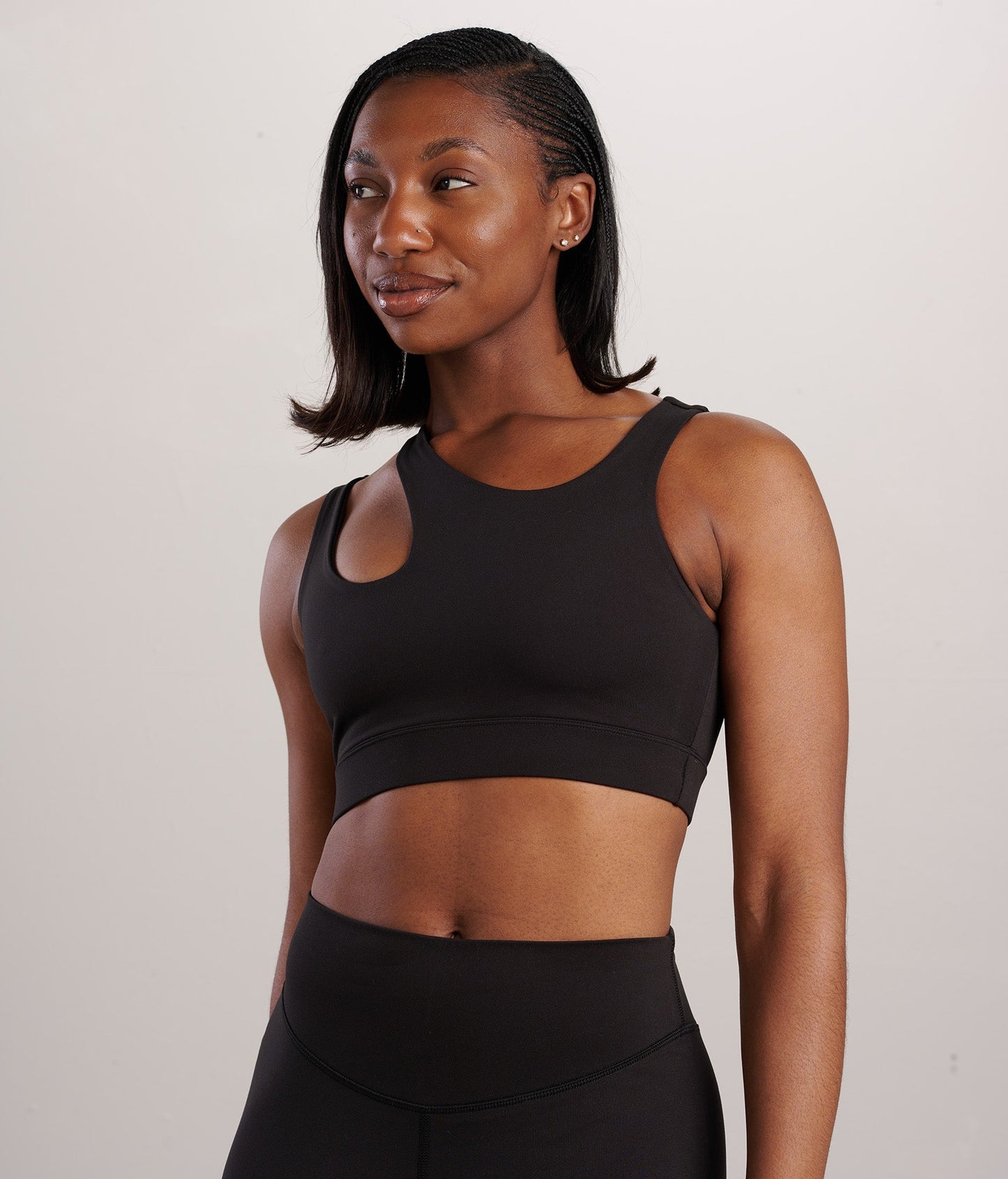 Cut Out Bra - Onyx
