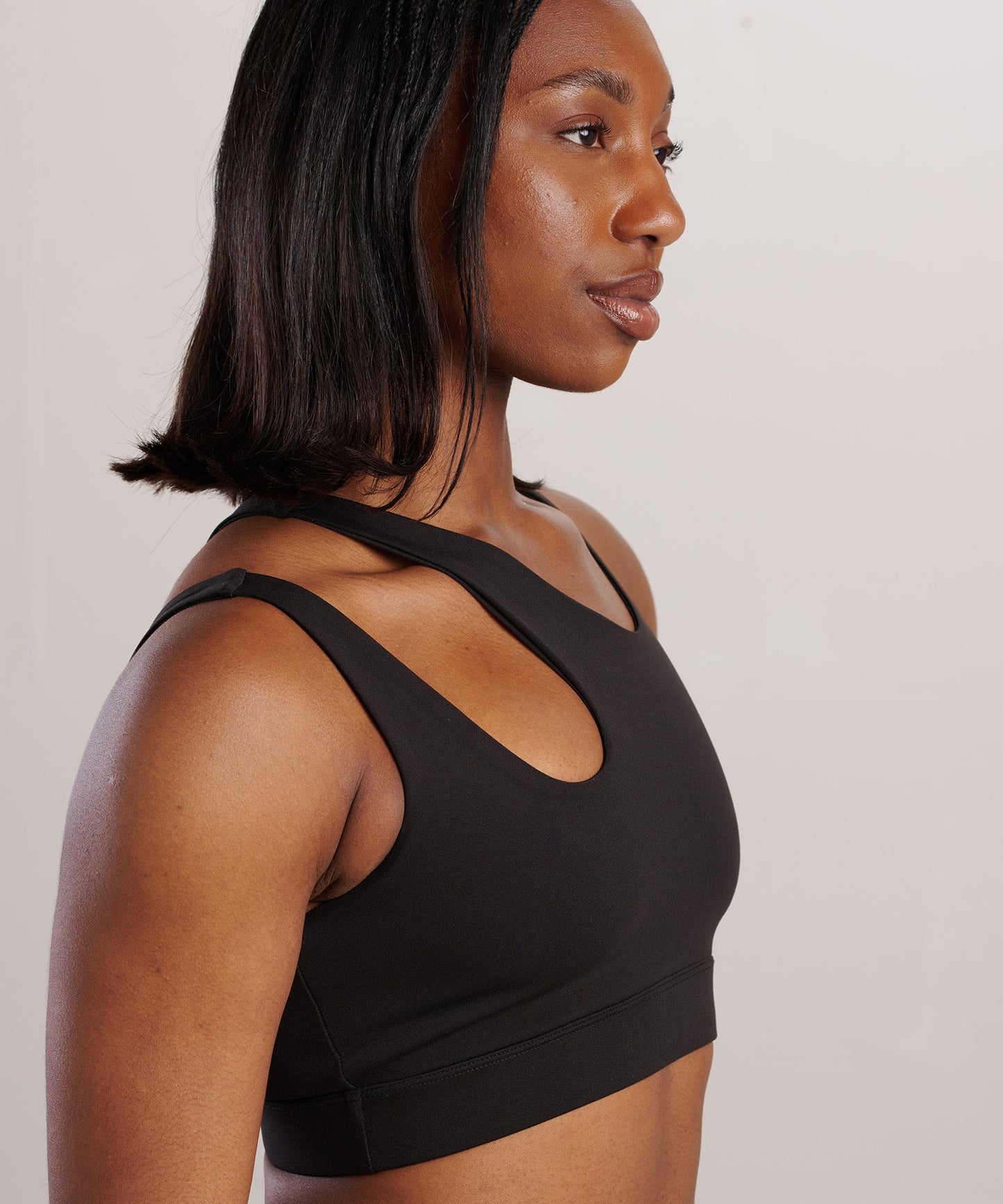 Cut Out Bra - Onyx