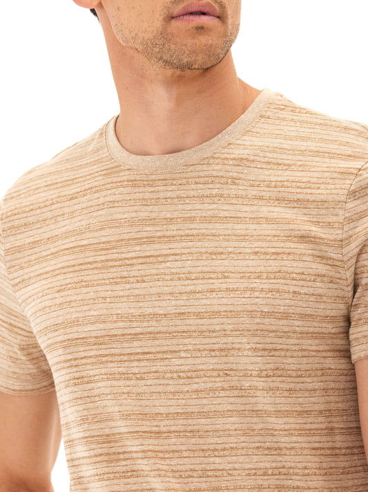 Striped Jersey Crew Tee