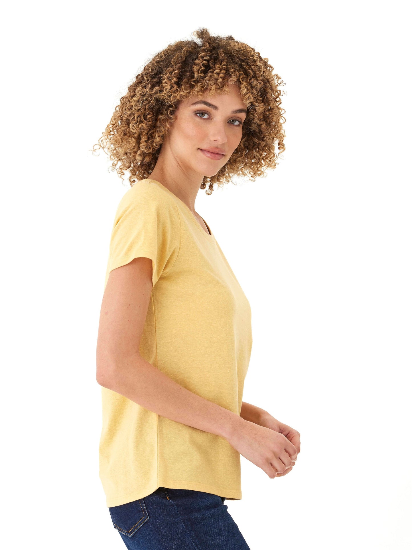 Odette Triblend Crew Tee