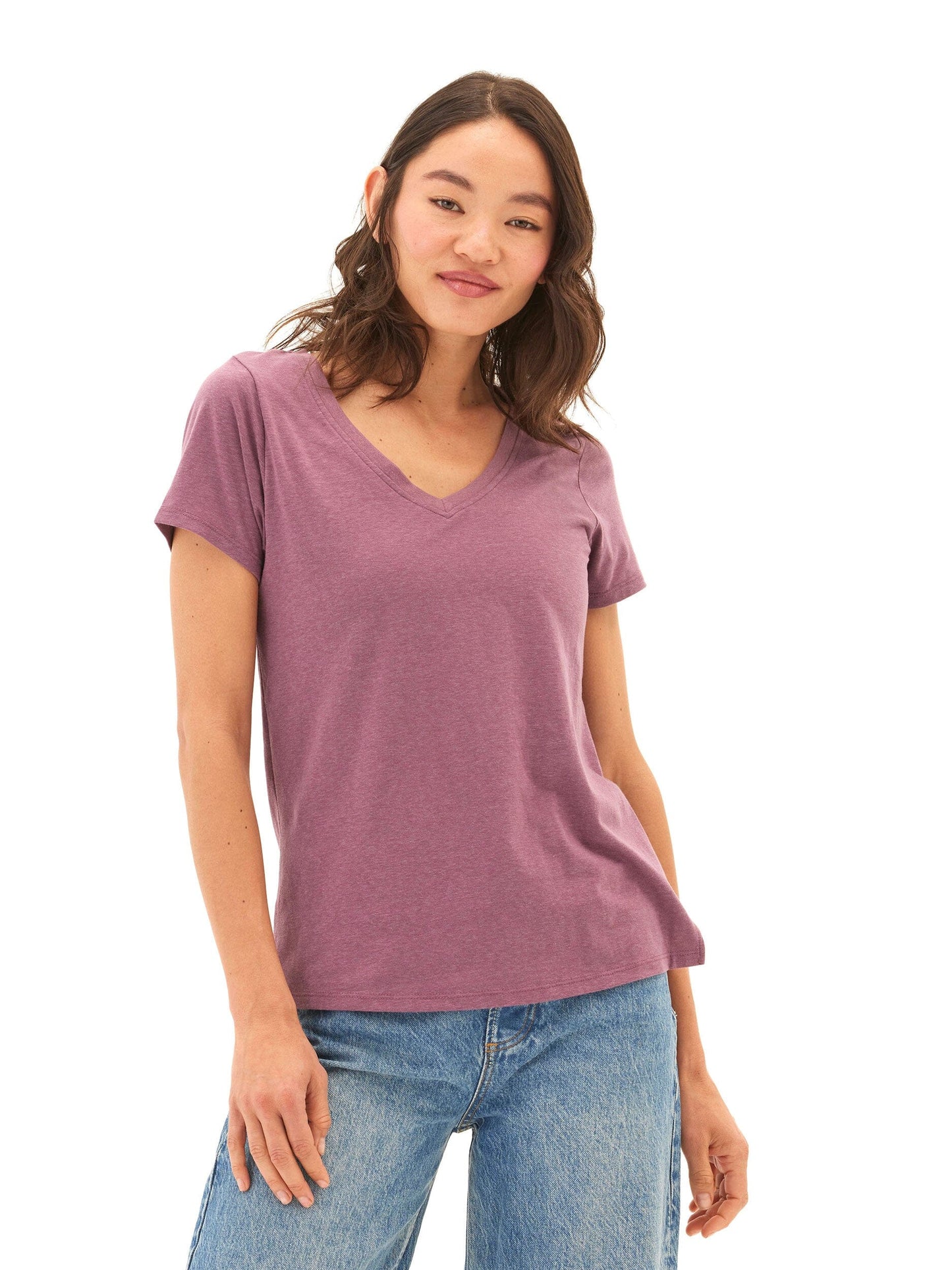 Pattie Triblend V-Neck Tee