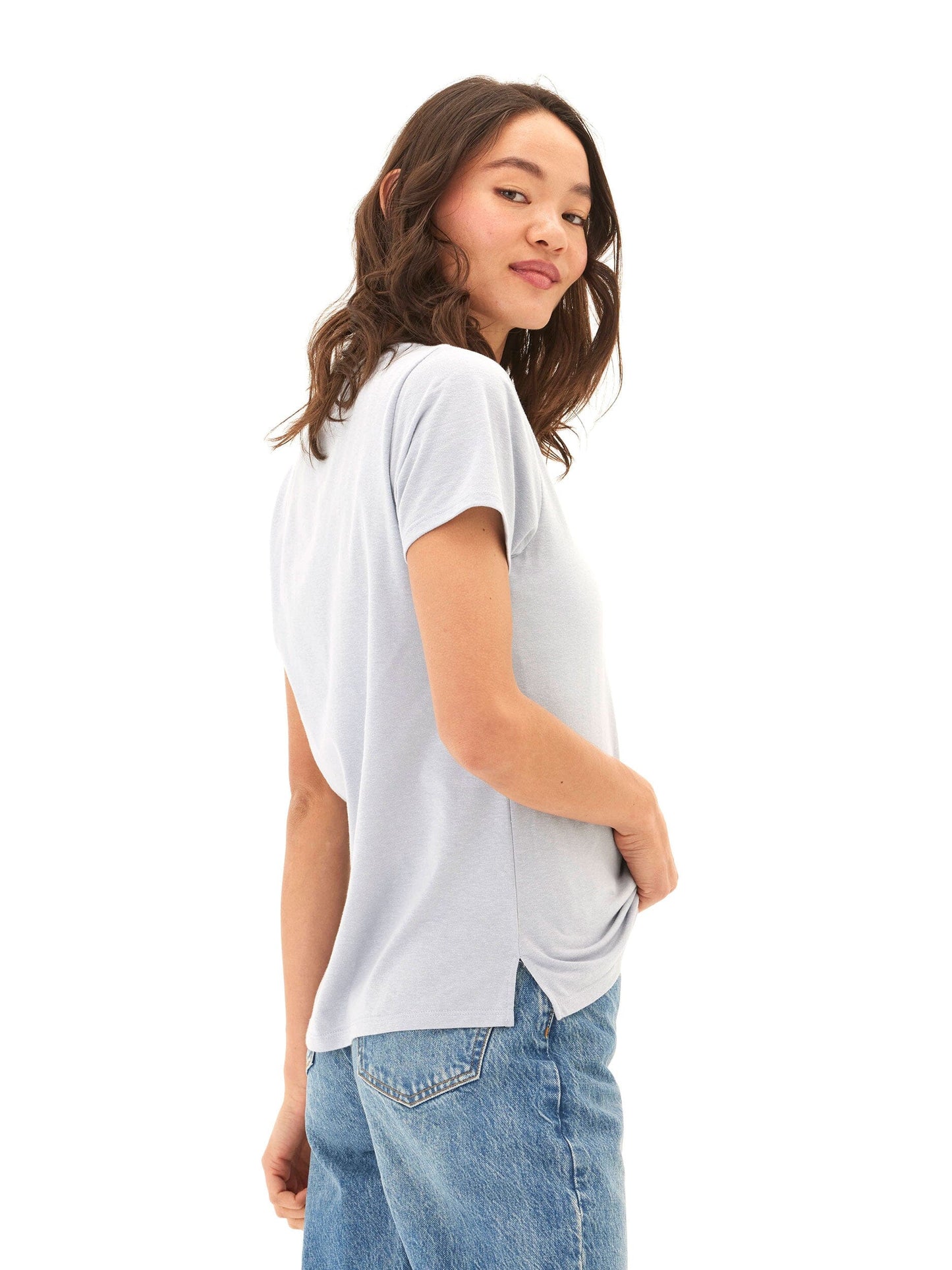Pattie Triblend V-Neck Tee