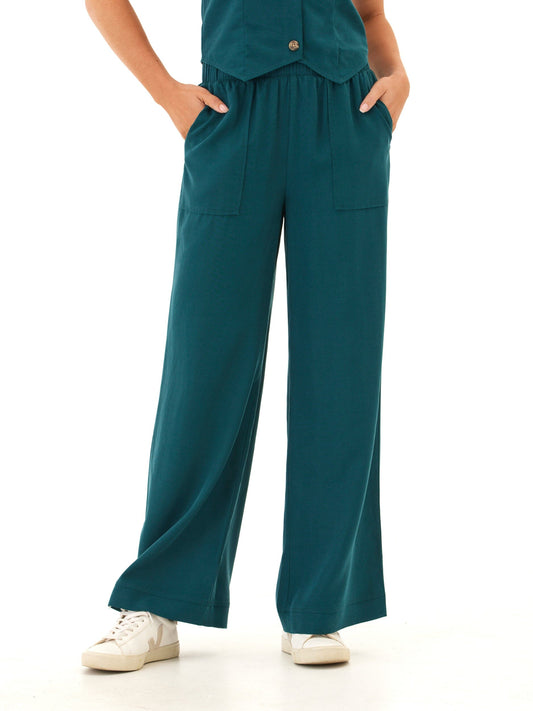 Izzy Breezy Linen Wide Leg Pant