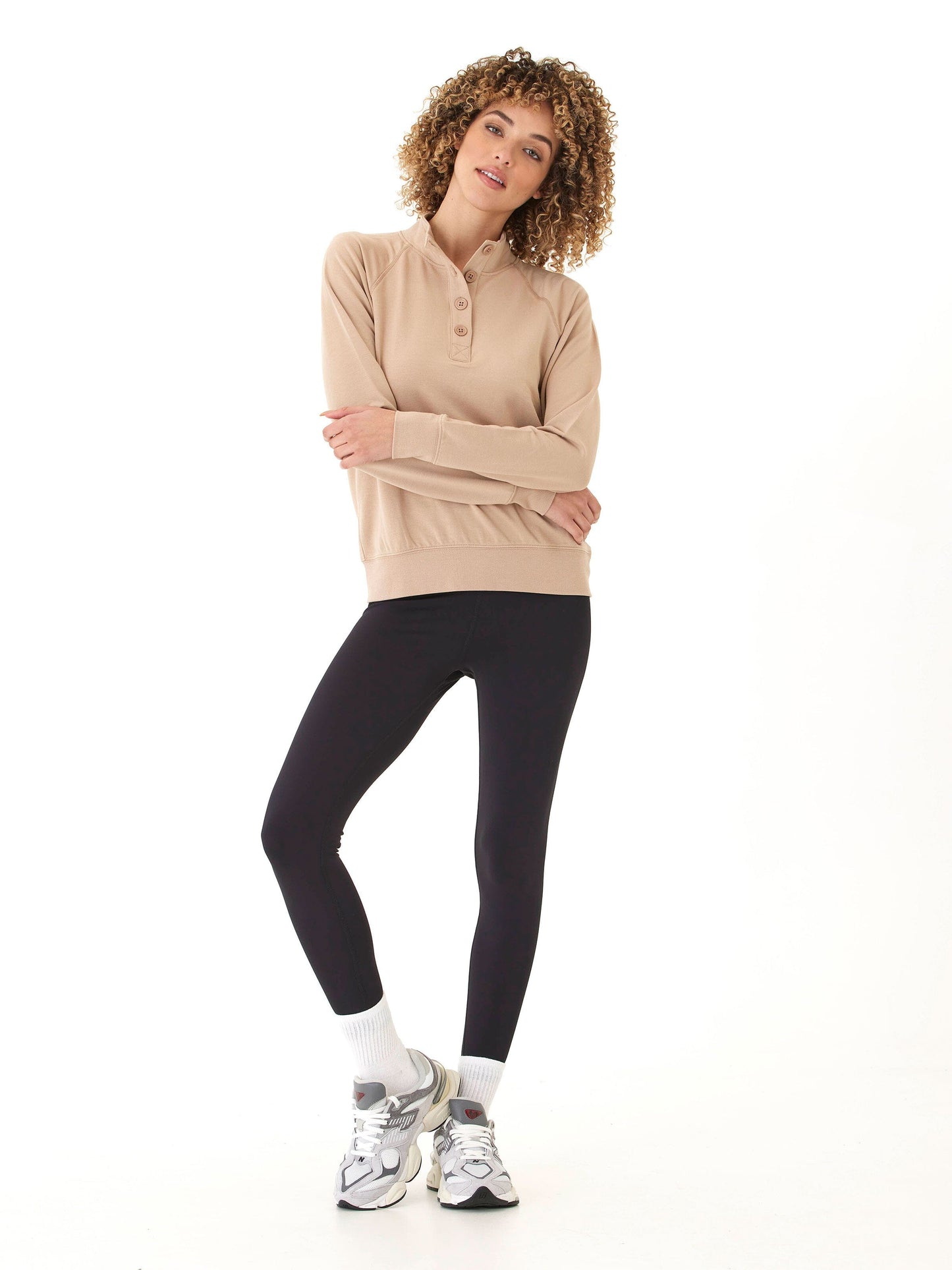 Candace Modal Terry Raglan Pullover