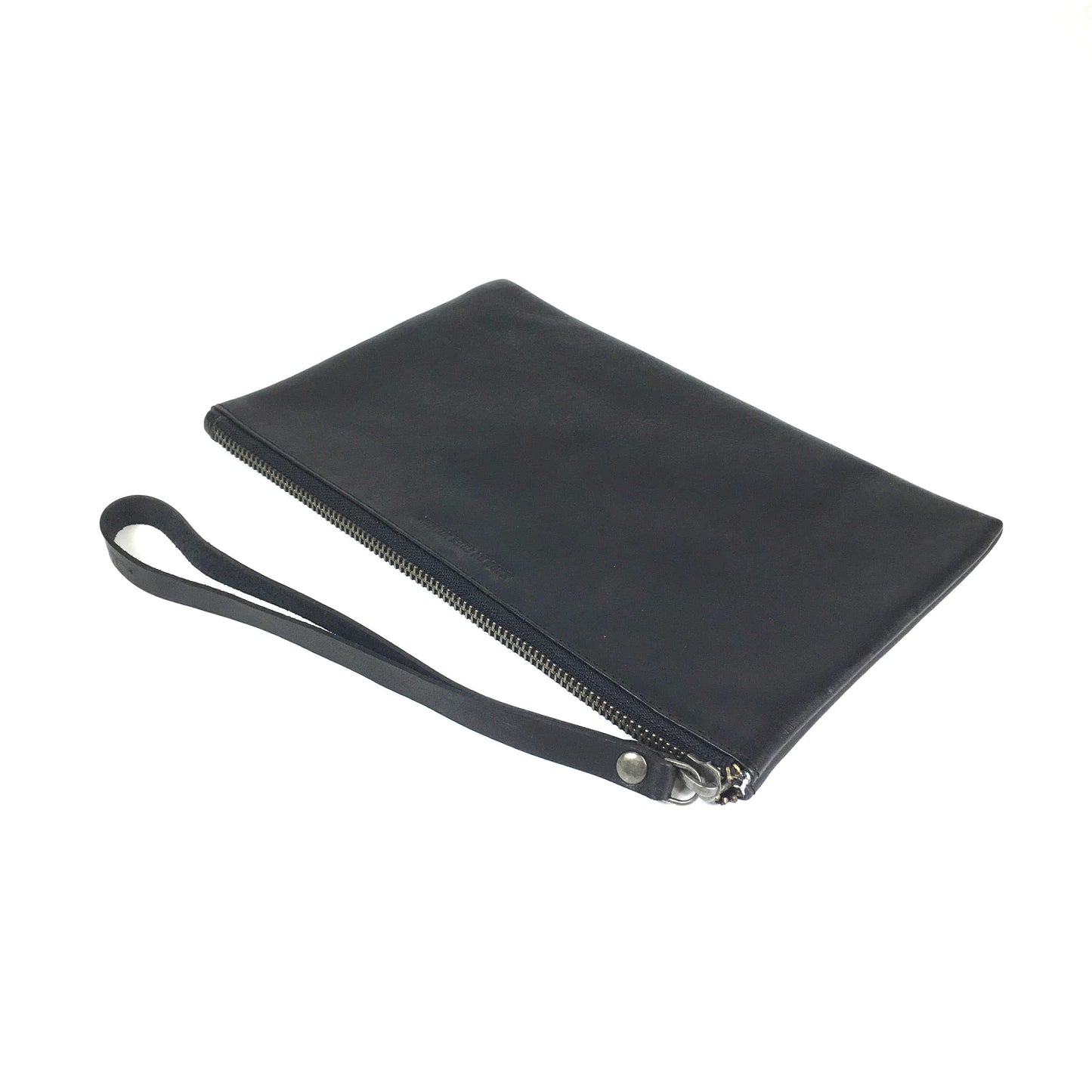 Leather Black Clutch