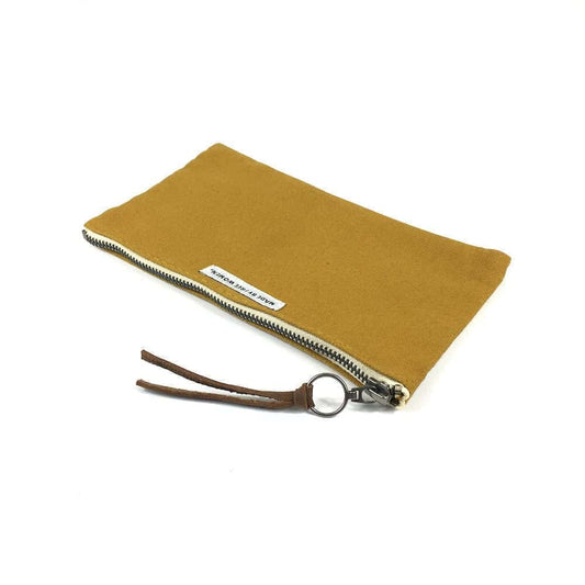 Mustard Accessory Pouch