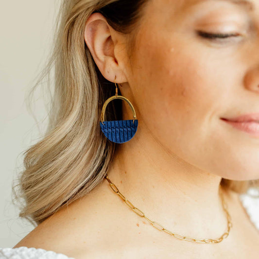 Cobalt Drop Earrings