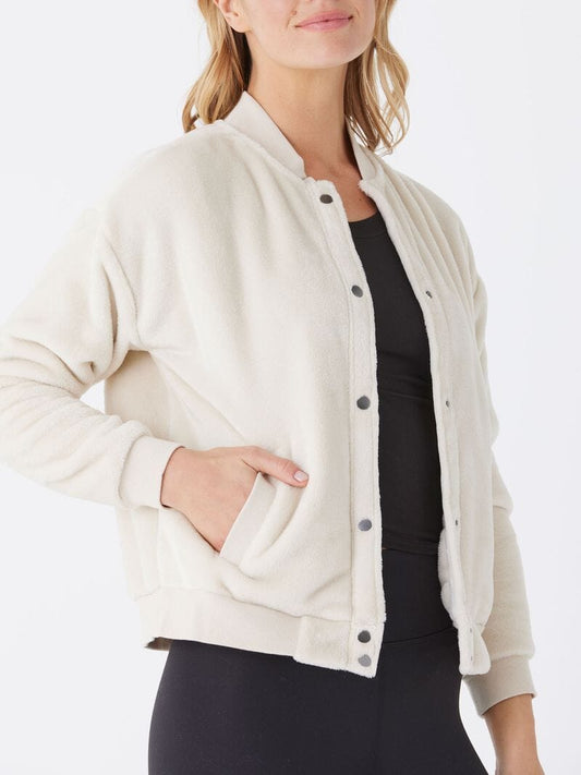 Lynette Sherpa Bomber Jacket