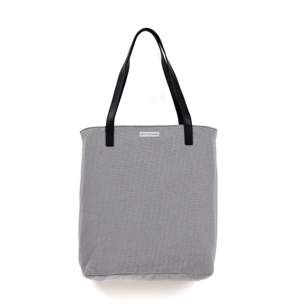 Houndstooth Day Tote Bag