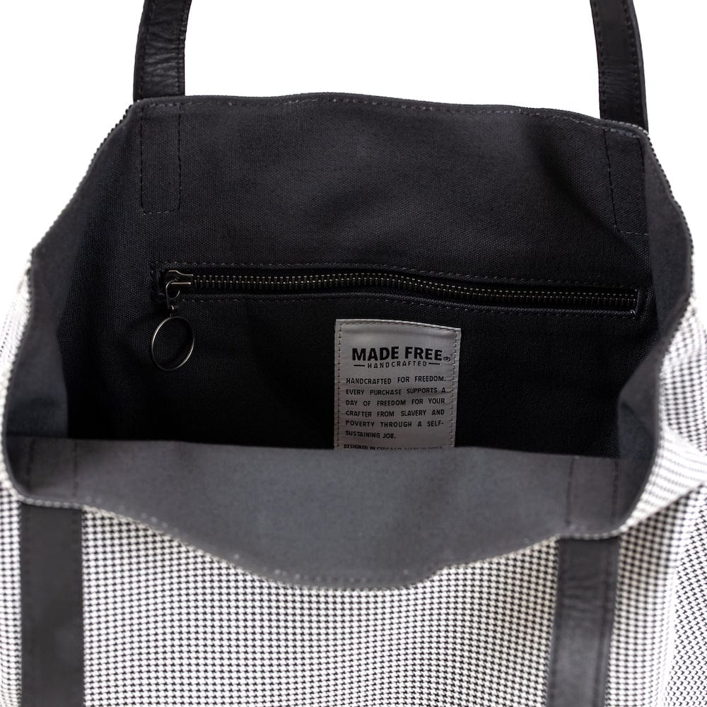Houndstooth Day Tote Bag