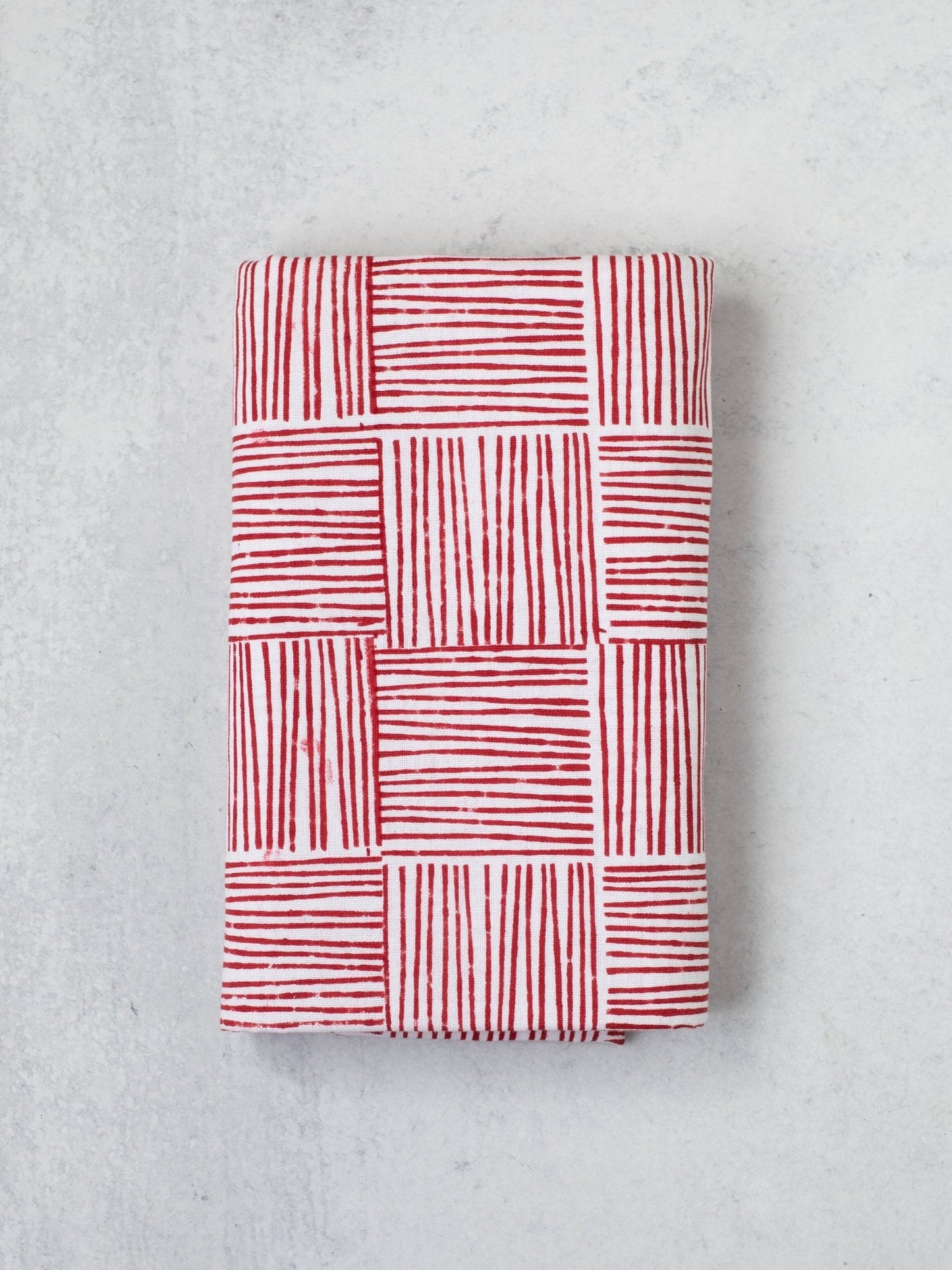 Table Runner - Stripe, Red